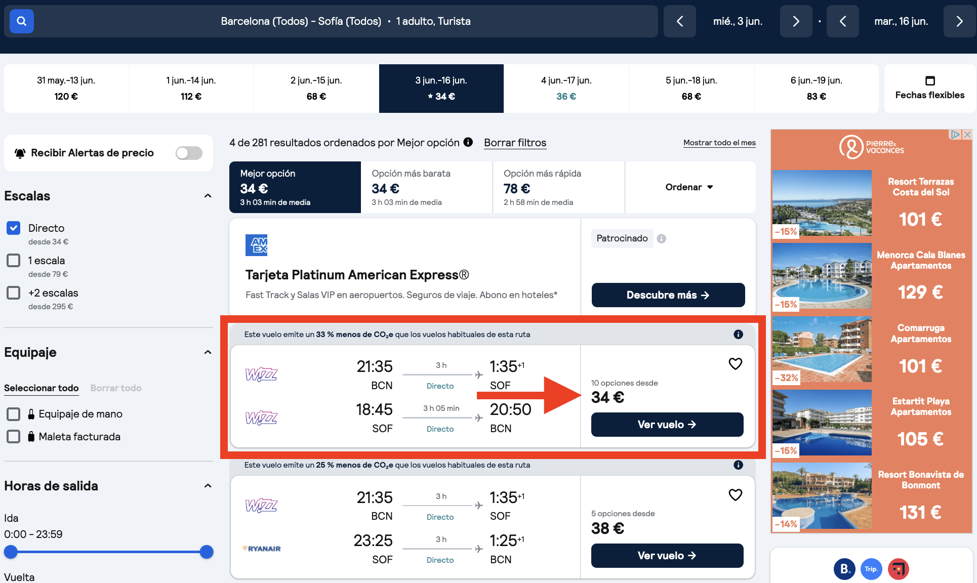 Vuelos a Sofía por 34€ ida y vuelta