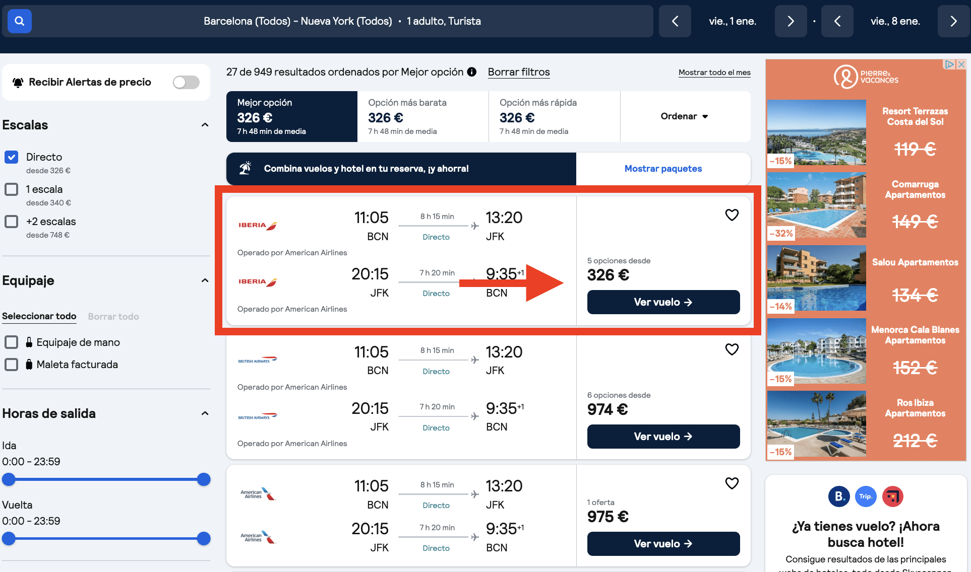 Nueva York: vuelos directos + 7 noches en hotelazo 4* con vistas al río Hudson por 689€