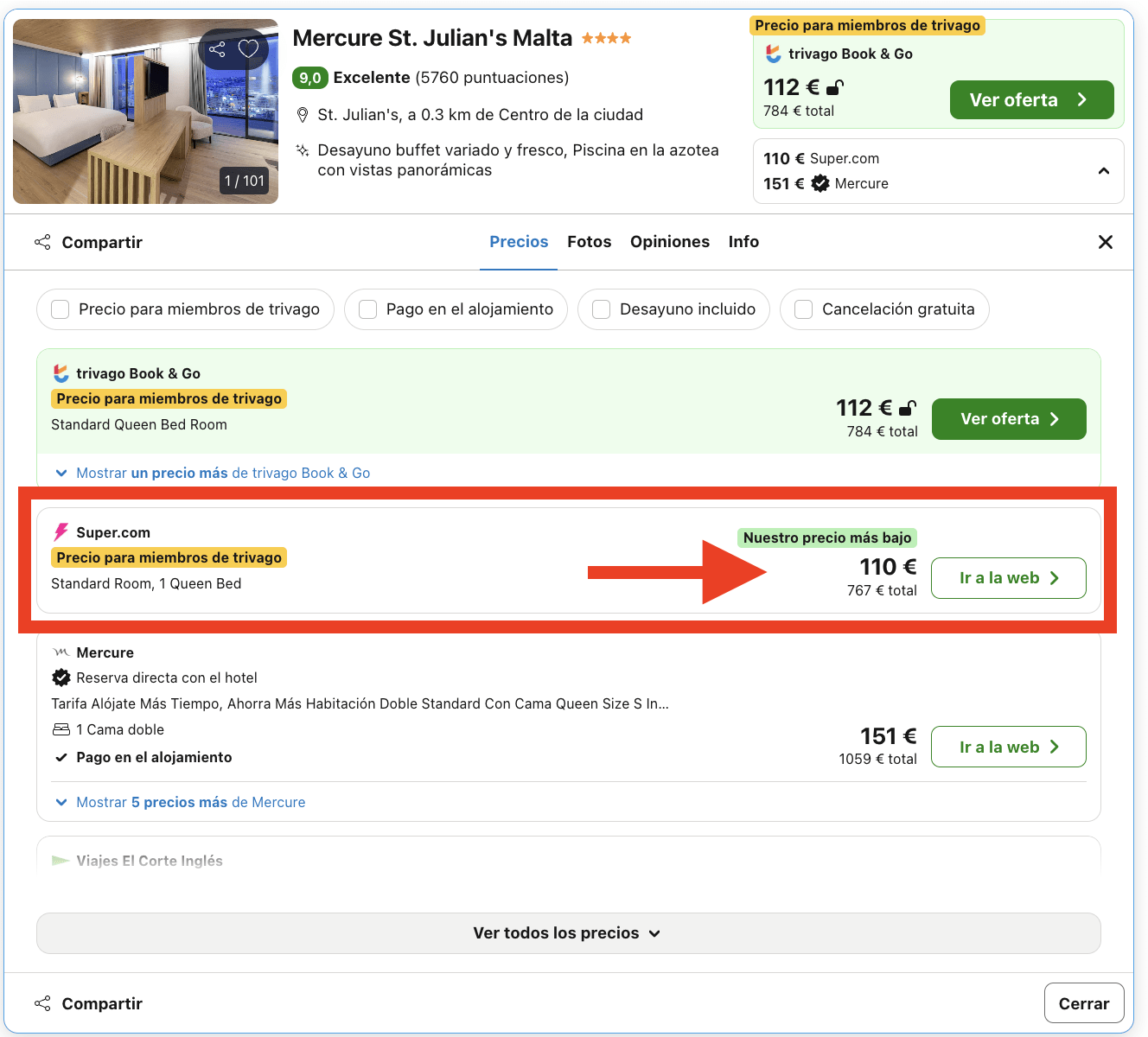 Verano en Malta: hotelazo 4* en una de las mejores zonas por 55€