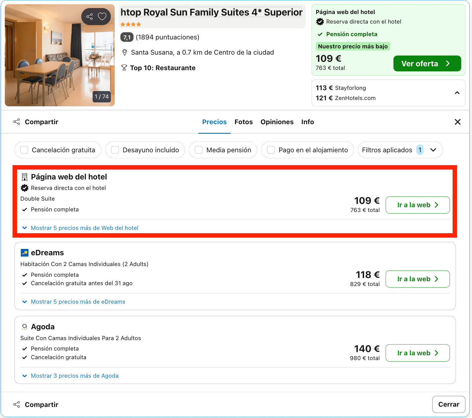 Vacaciones en el Maresme: 7 noches en hotel 4* superior con pensión completa desde 381€ p.p.