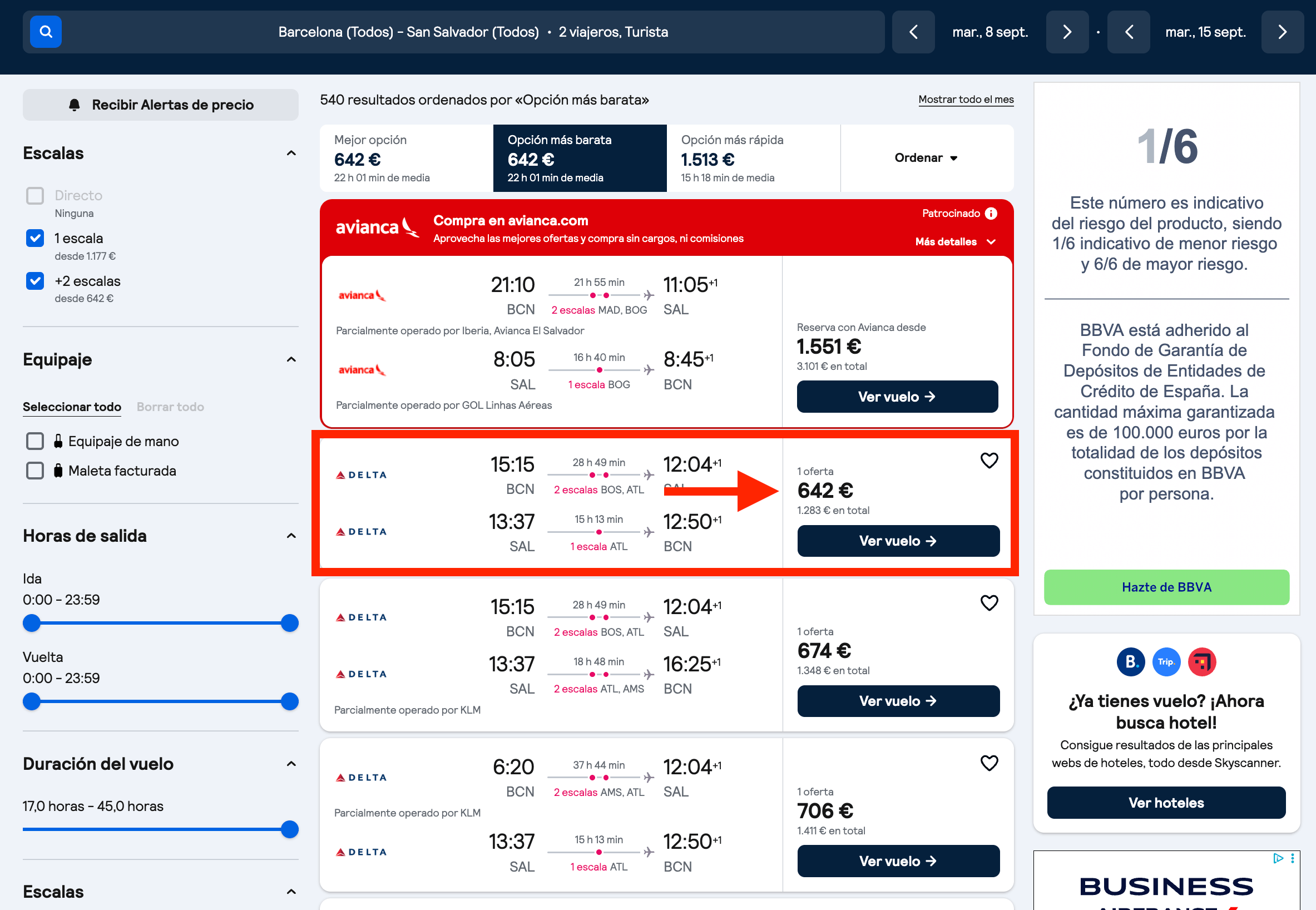 Vuelos a El Salvador desde 642€