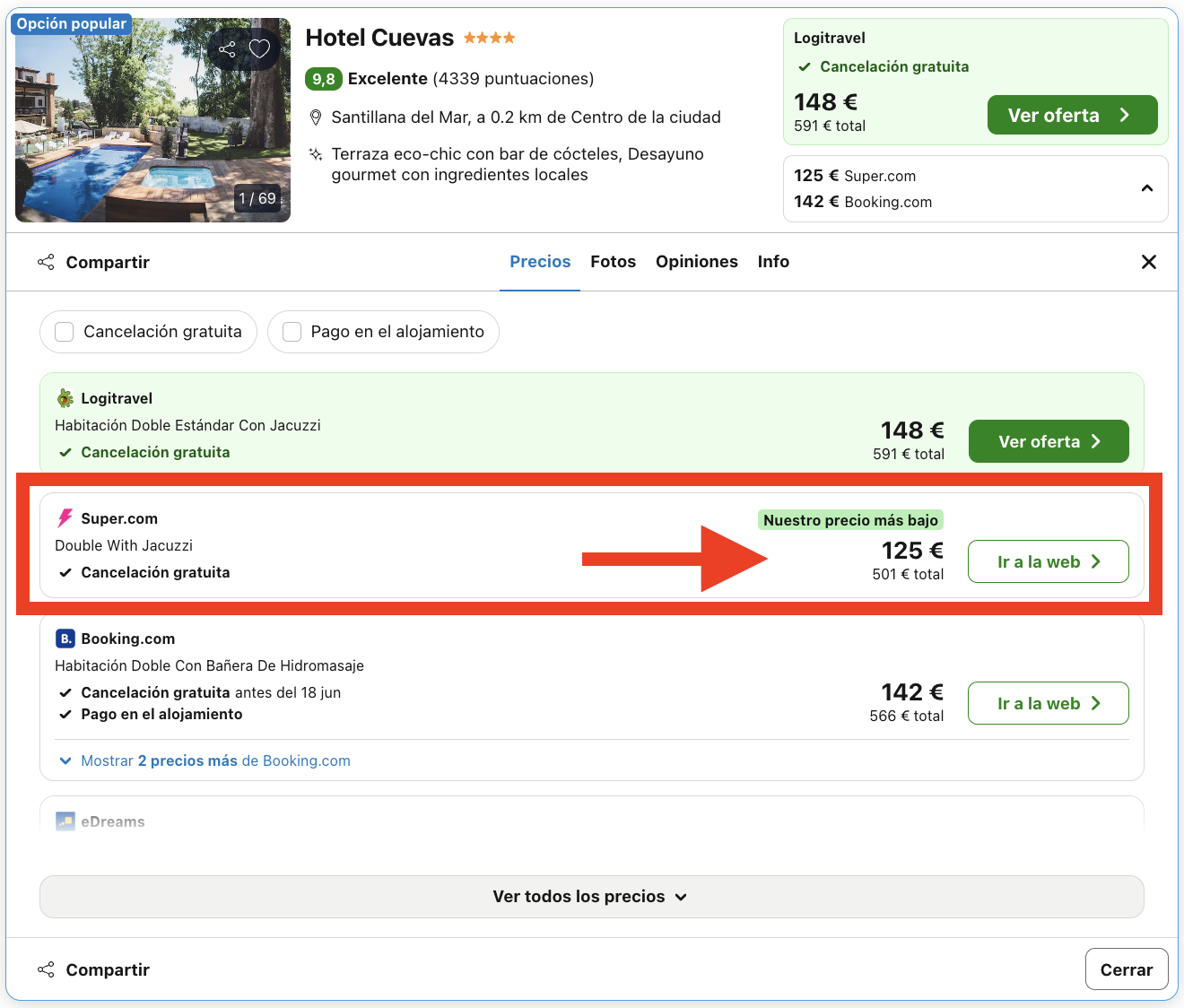 Santillana del Mar: hotel 4* solo para adultos con jacuzzi en la habitación por 62€
