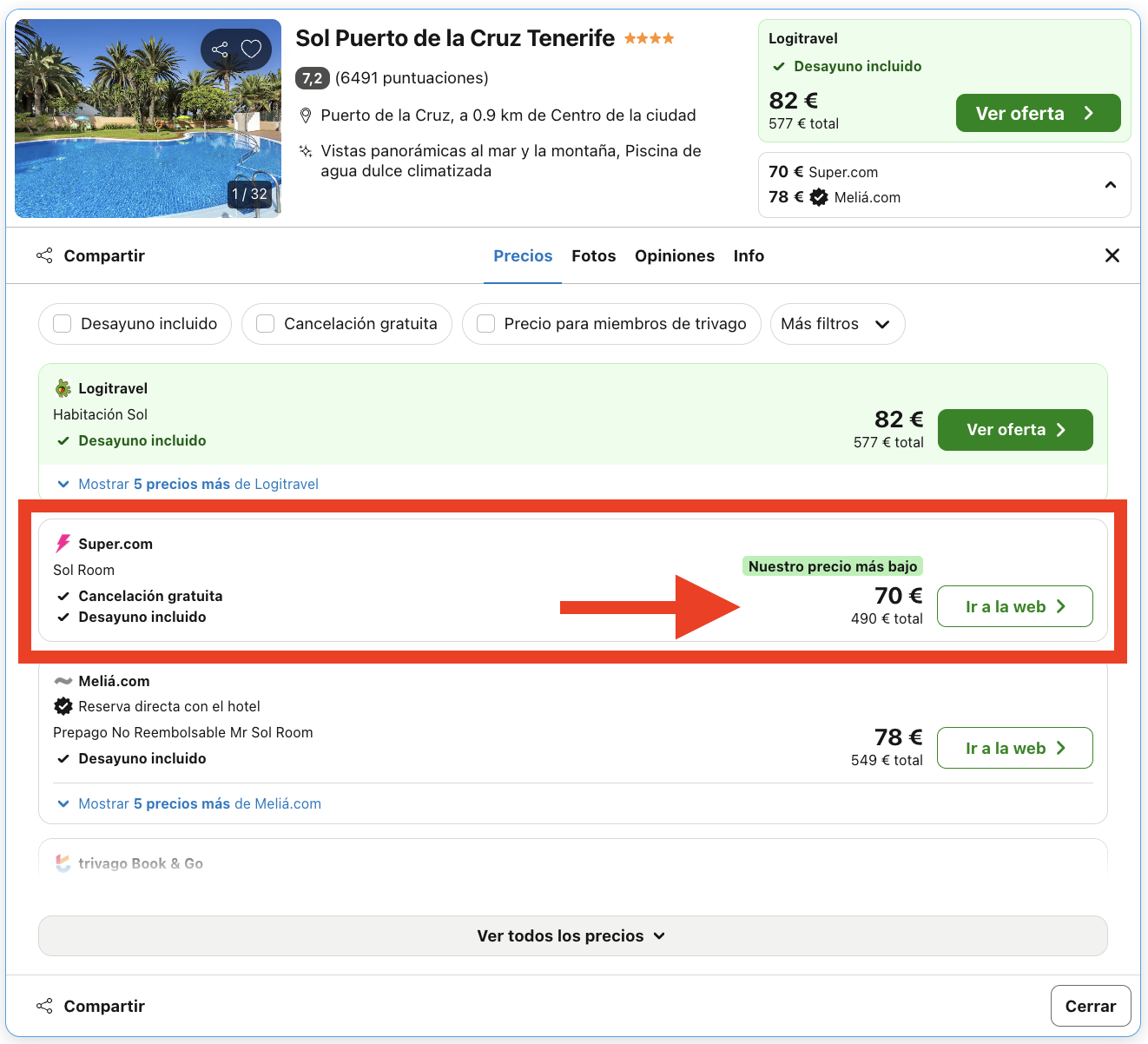 Verano en Tenerife: 7 noches en hotel 4* by Meliá con desayunos por 245€