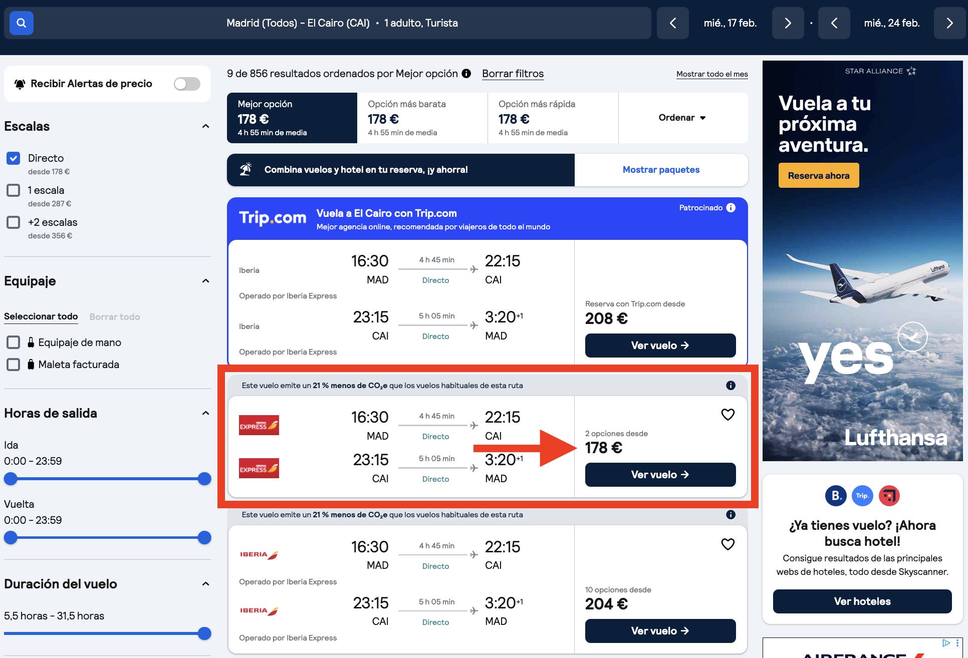 El Cairo: vuelos directos + 7 noches en un hotel con vistas por 225€ (desayunos incluidos)