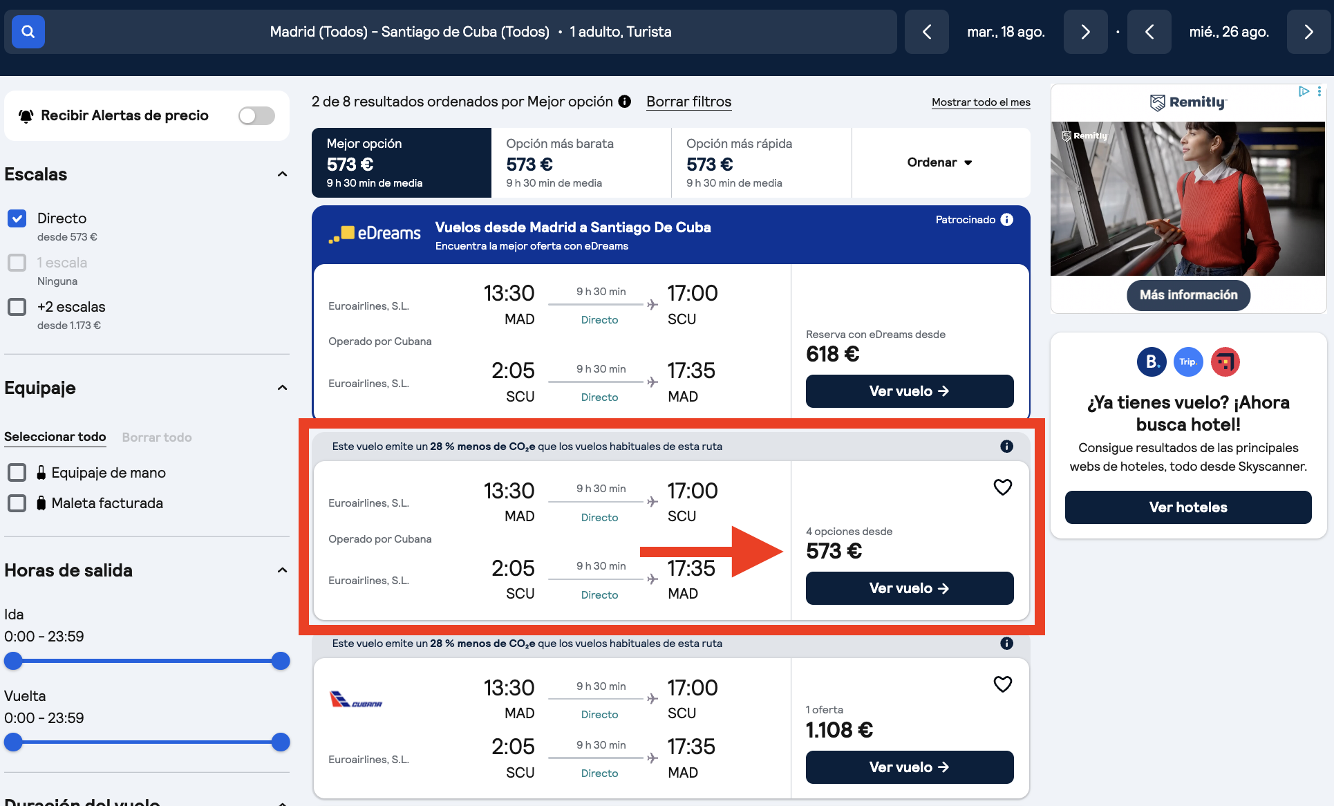 Agosto en Cuba: vuelos directos por 573€ ida y vuelta