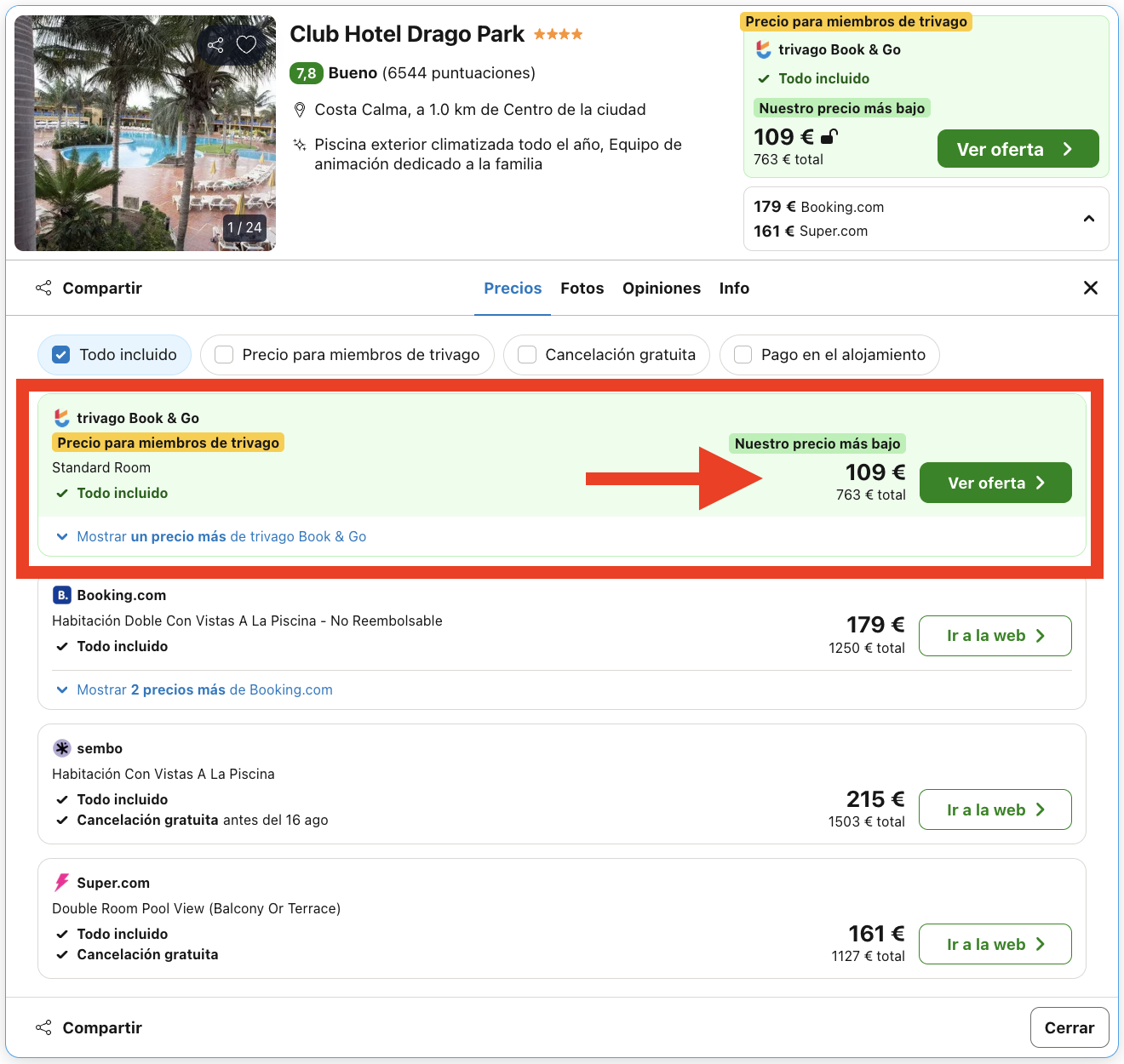 Agosto en Costa Calma (Fuerteventura): resort 4* todo incluido por 54€