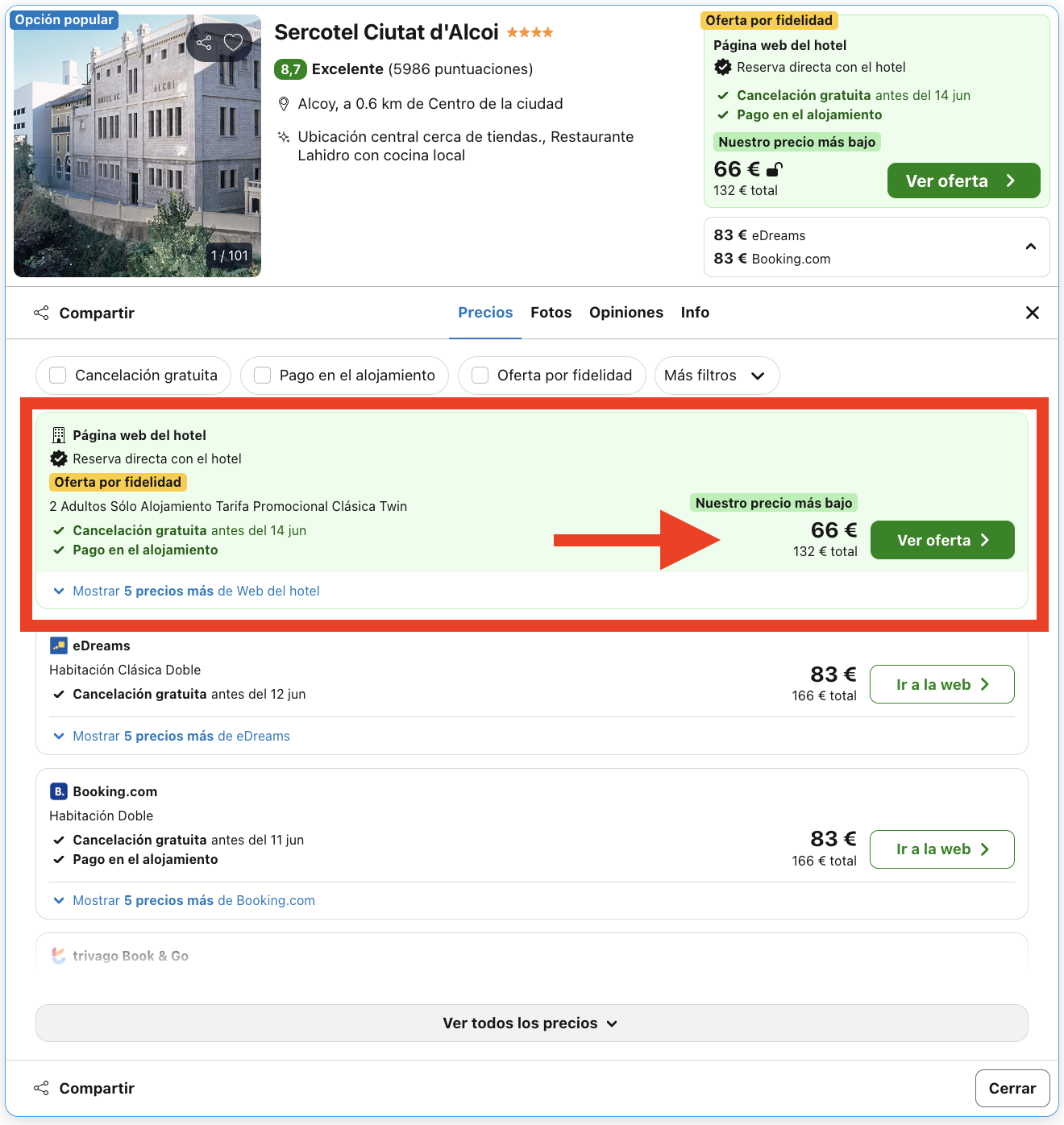 Fin de semana en Alcoy:hotel 4* por 33€