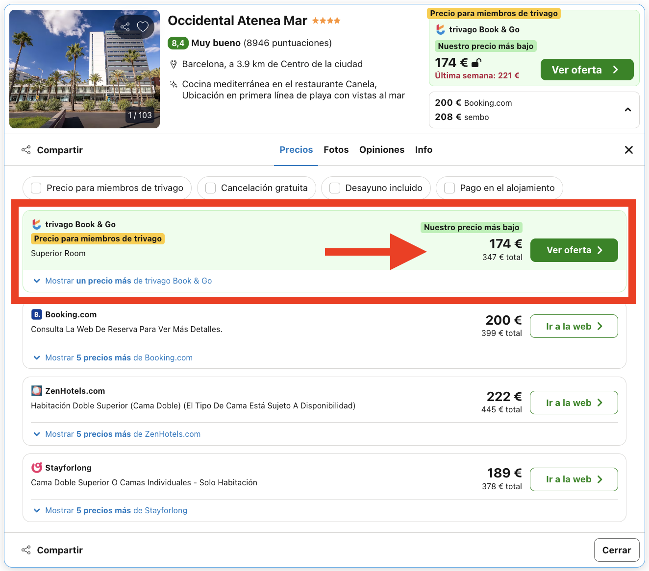 Barcelona: hotel 4* by Barceló por 87€ (Adults Only)