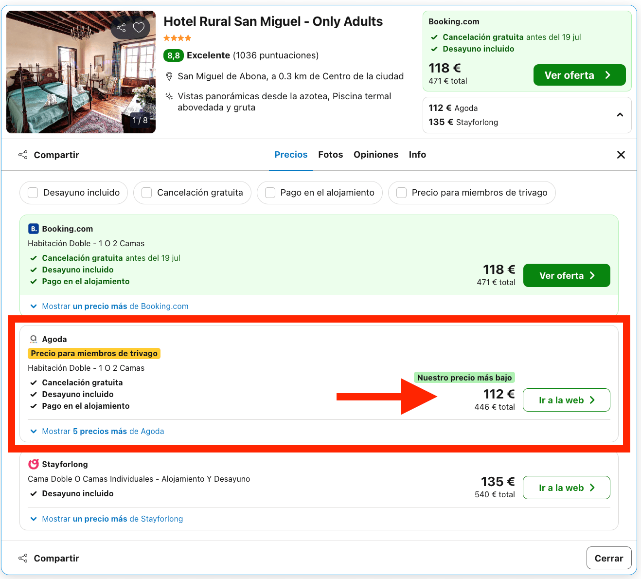 Oasis de tranquilidad solo para adultos: hotel rural 4* desde 56€ p.p./noche
