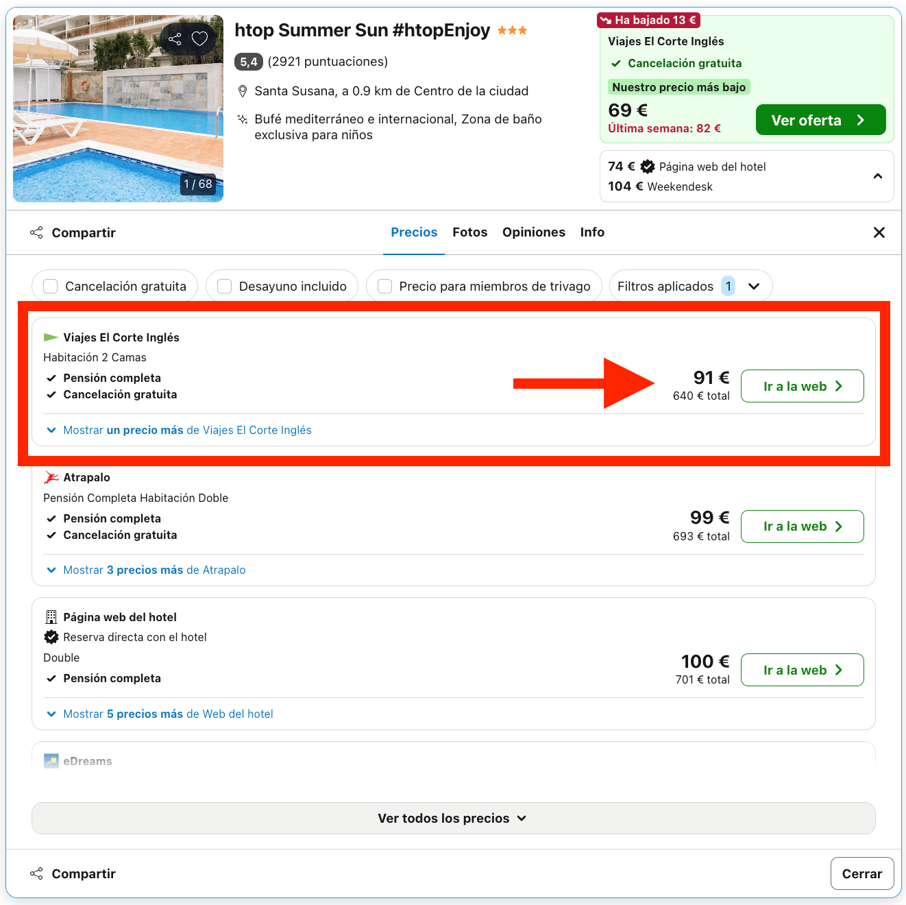 Verano en la Costa del Maresme: 7 noches en un hotel con PENSIÓN COMPLETA desde 320€ p.p.
