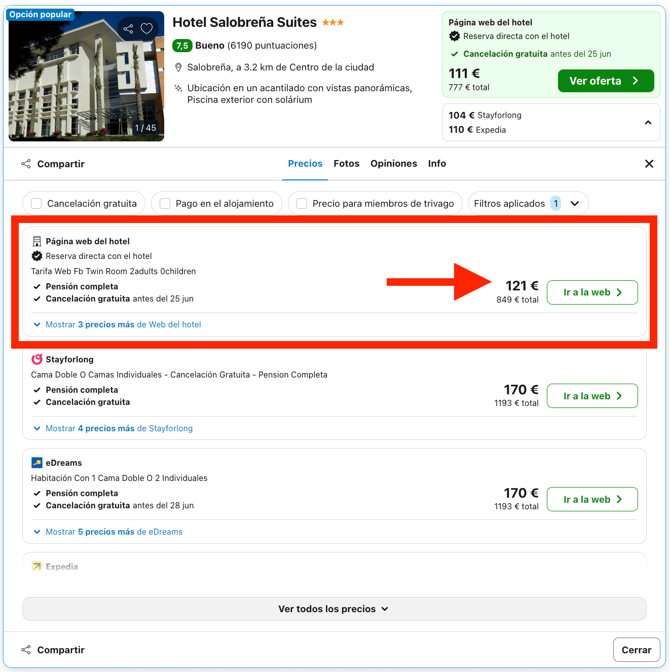 Costa Tropical: hotel coon desayuno, almuerzo y cena desde 60€ p.p./noche