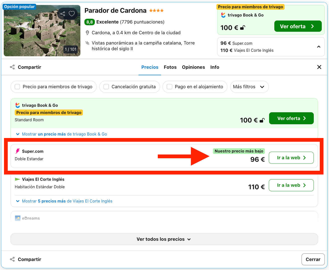 Parador en un castillo gótico construido entre los siglos XI y XV desde 47€ p.p./noche