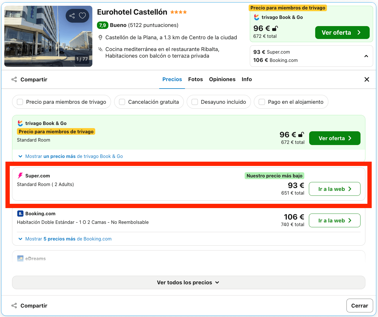 Vacaciones en la Costa del Azahar: 7 noches en un hotel 4* por 325€