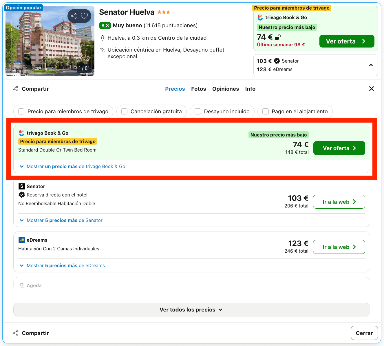 Fin de semana en Huelva: hotel 4* por 37€
