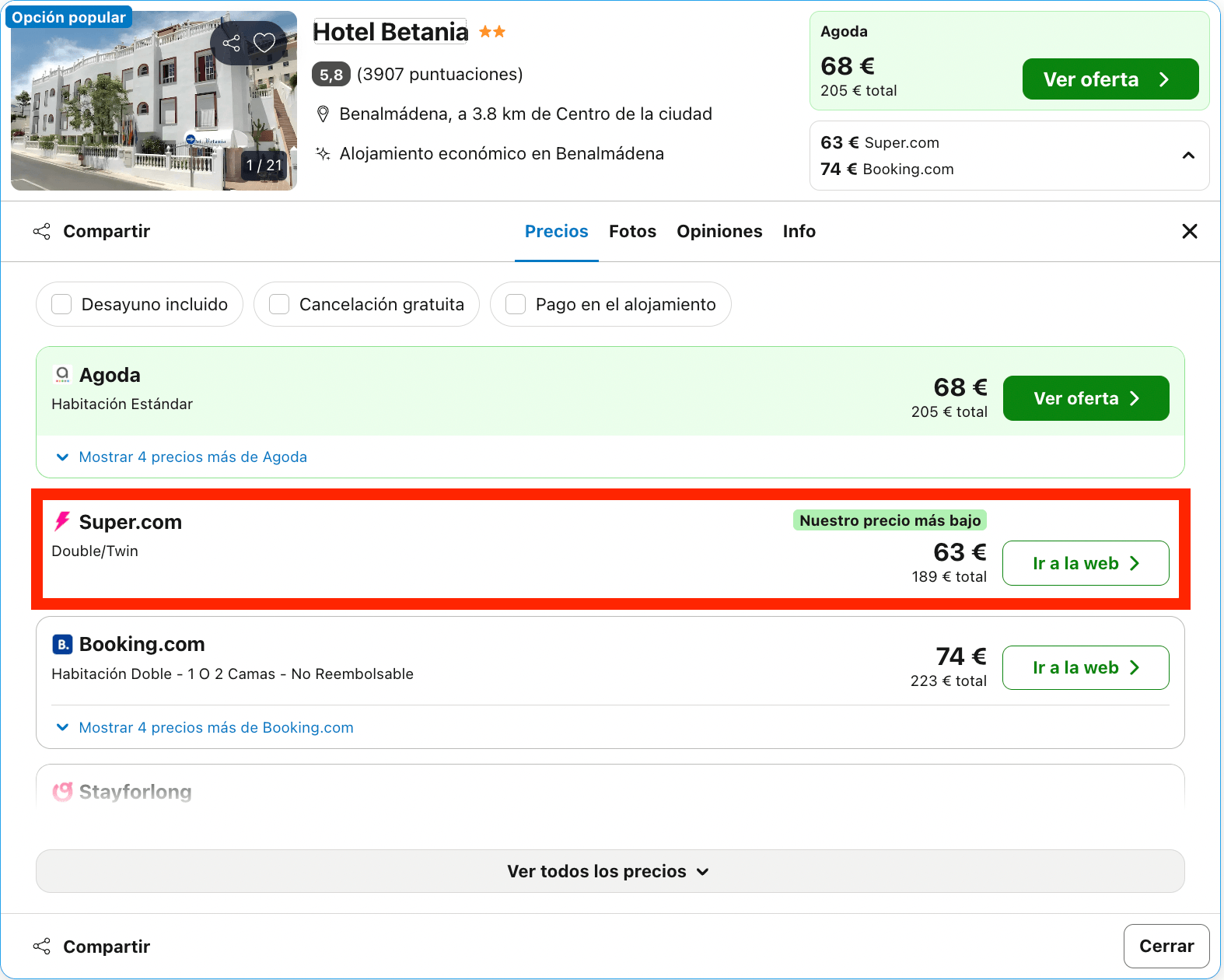 Última hora: hotel en la Costa del Sol desde 32€ p.p./noche
