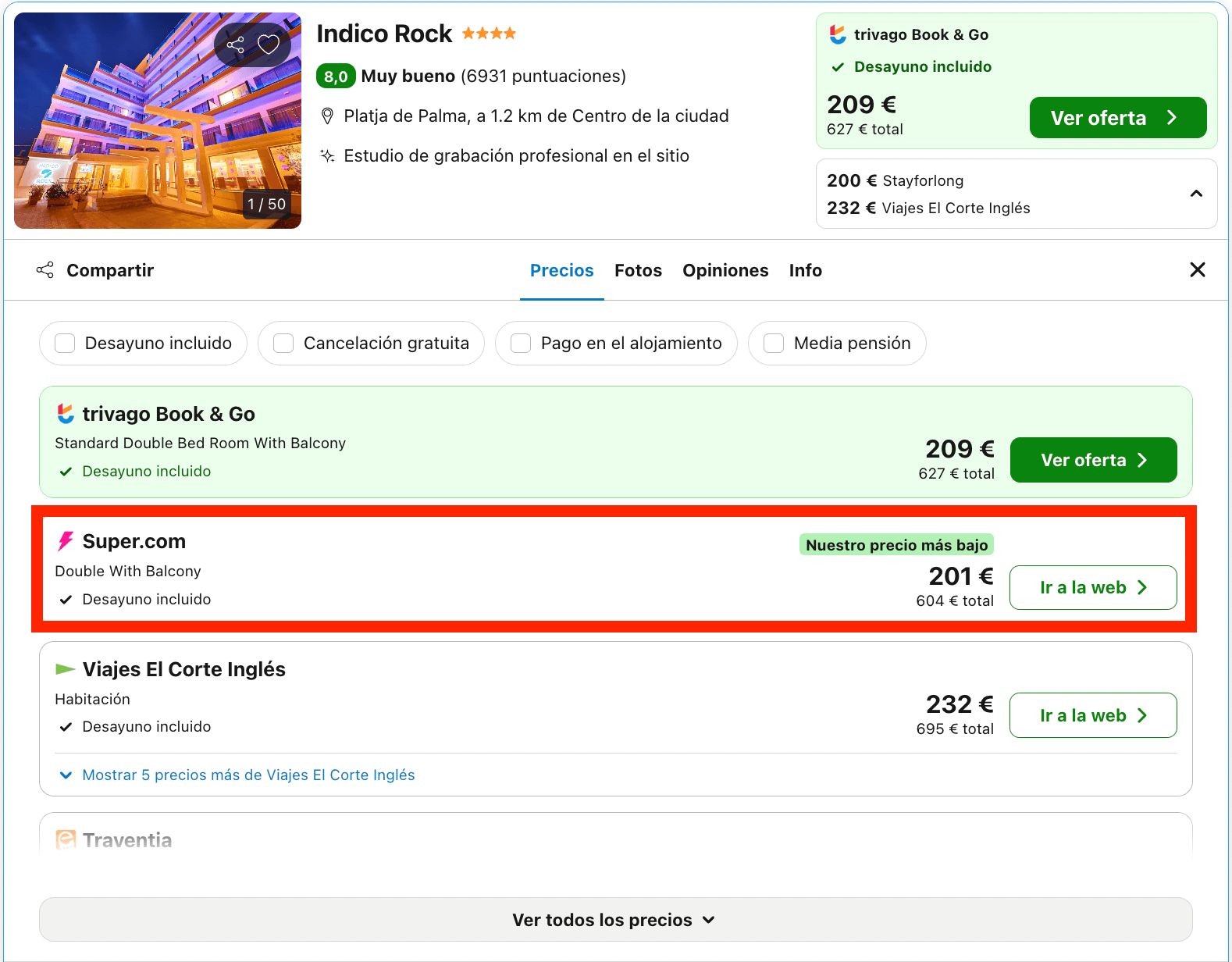 Exclusivo hotel solo adultos con música en vivo y sesiones de DJ desde 100€ p.p./noche