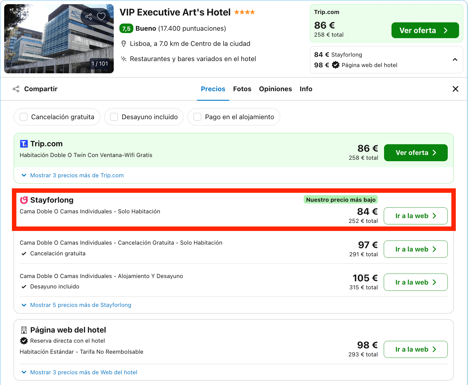 Fin de semana en Lisboa: hotelazo 4* de diseño desde 42€ p.p./noche