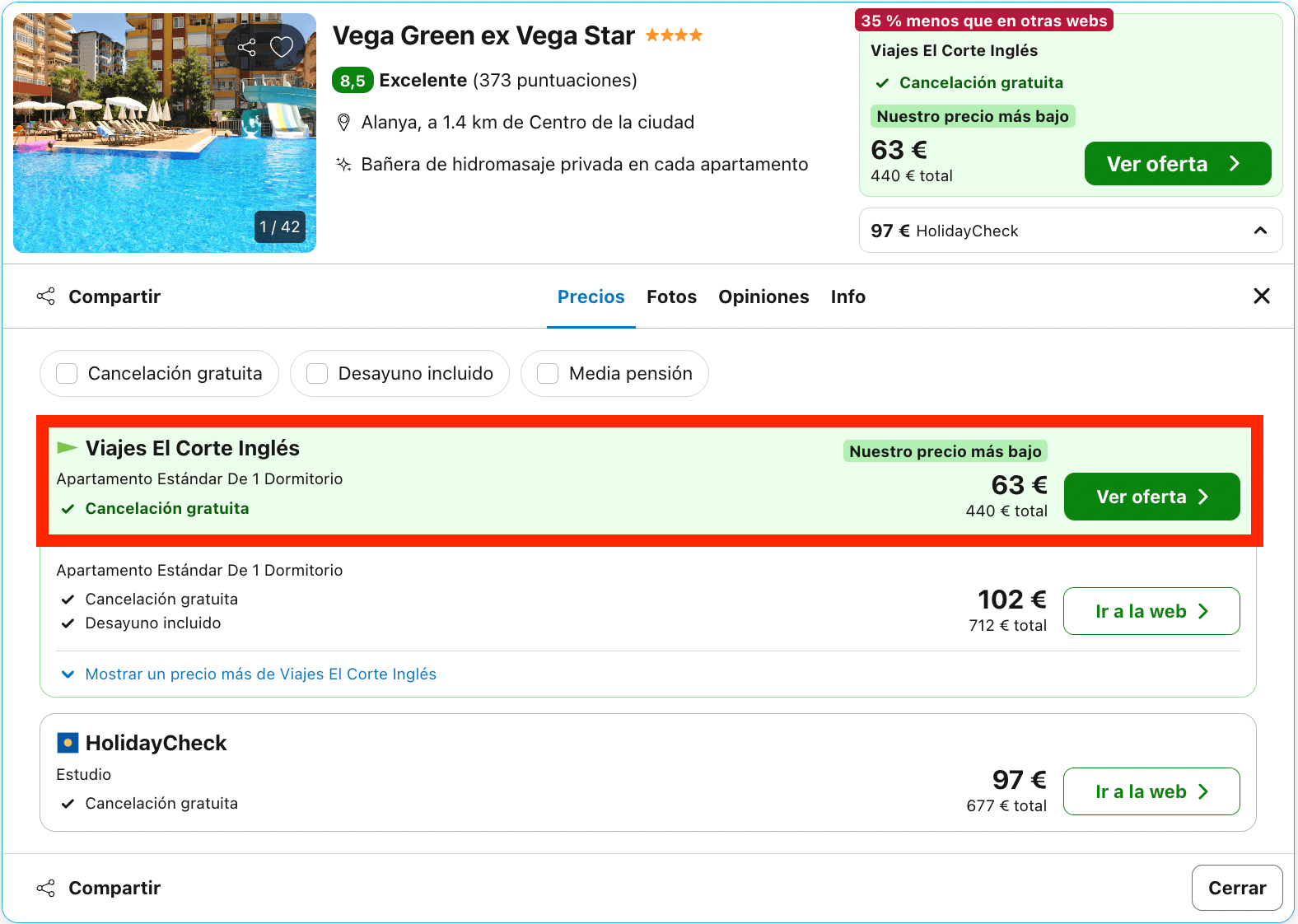 Verano en la Riviera Turca: fabuloso aparthotel 4* desde 31€ p.p./noche
