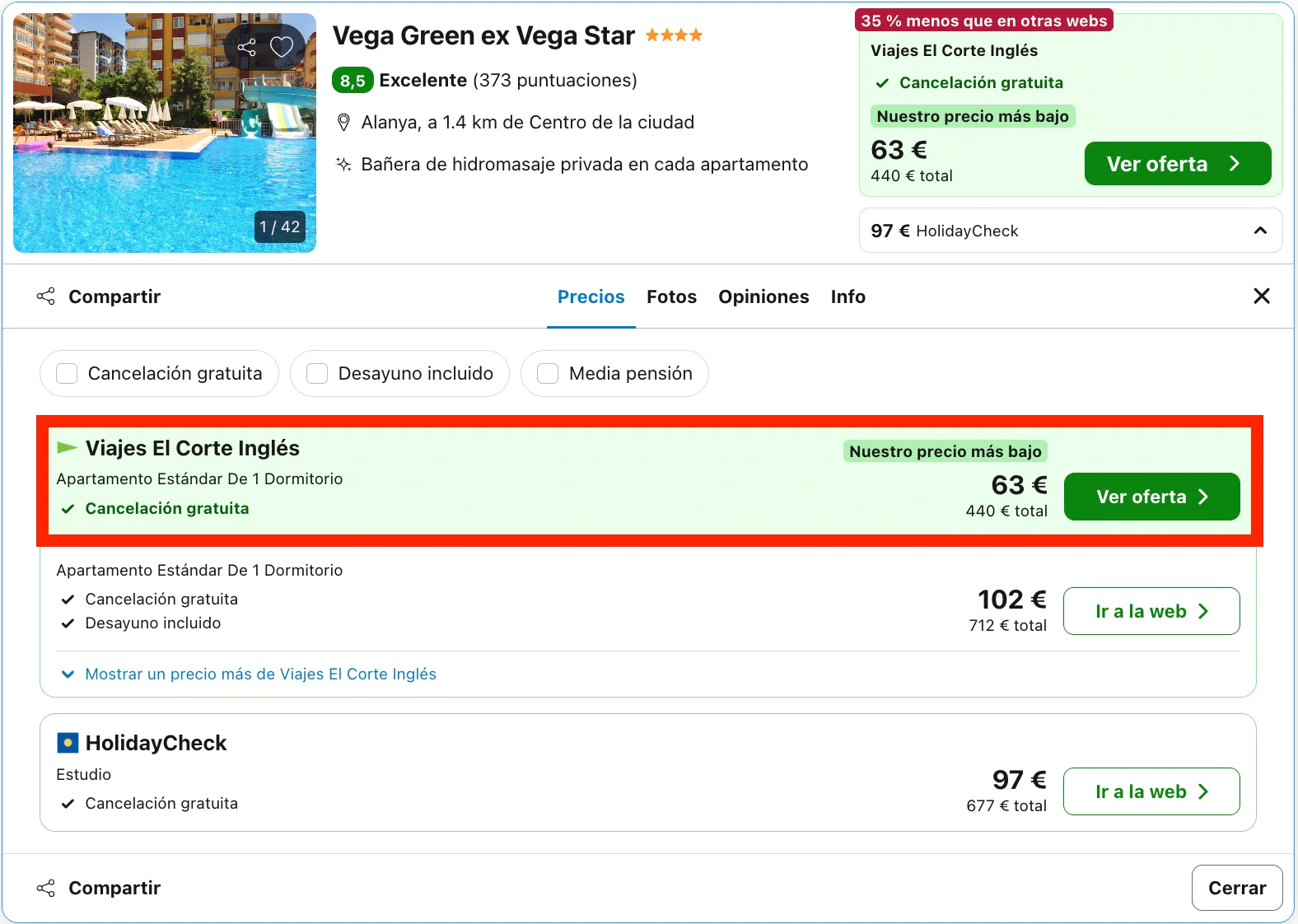 Verano en la Riviera Turca: fabuloso aparthotel 4* desde 31€ p.p./noche