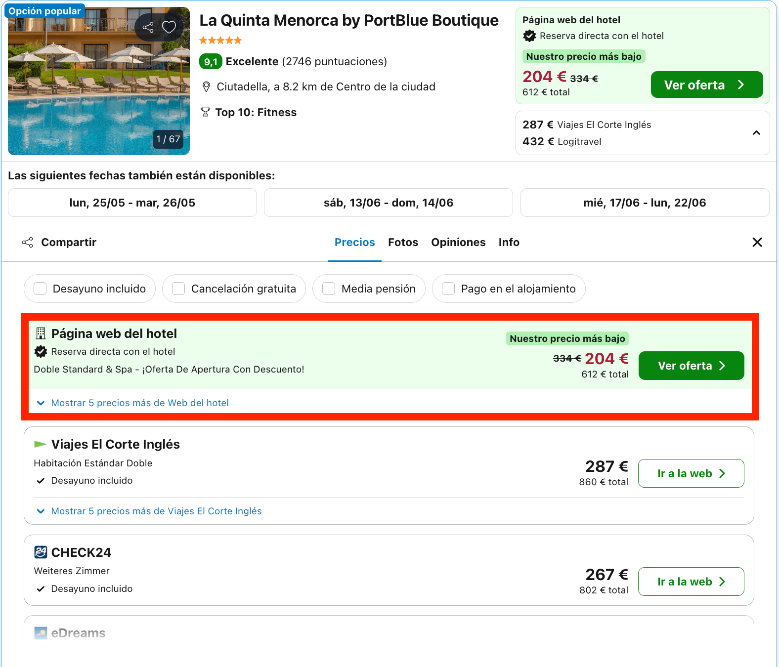Finde en un hotel boutique 5* premiado como uno de los 25 mejores hoteles de lujo de España a partir de 102€ p.p./noche