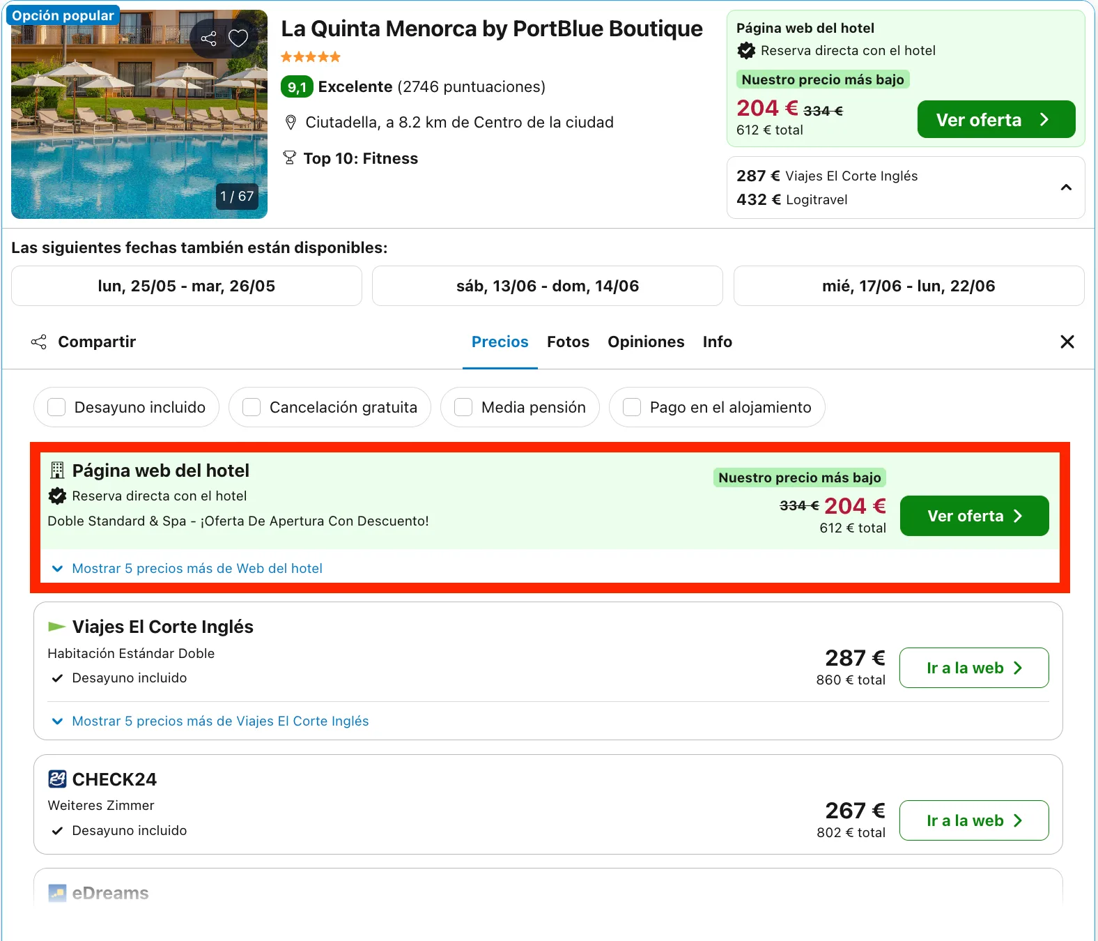 Finde en un hotel boutique 5* premiado como uno de los 25 mejores hoteles de lujo de España a partir de 102€ p.p./noche