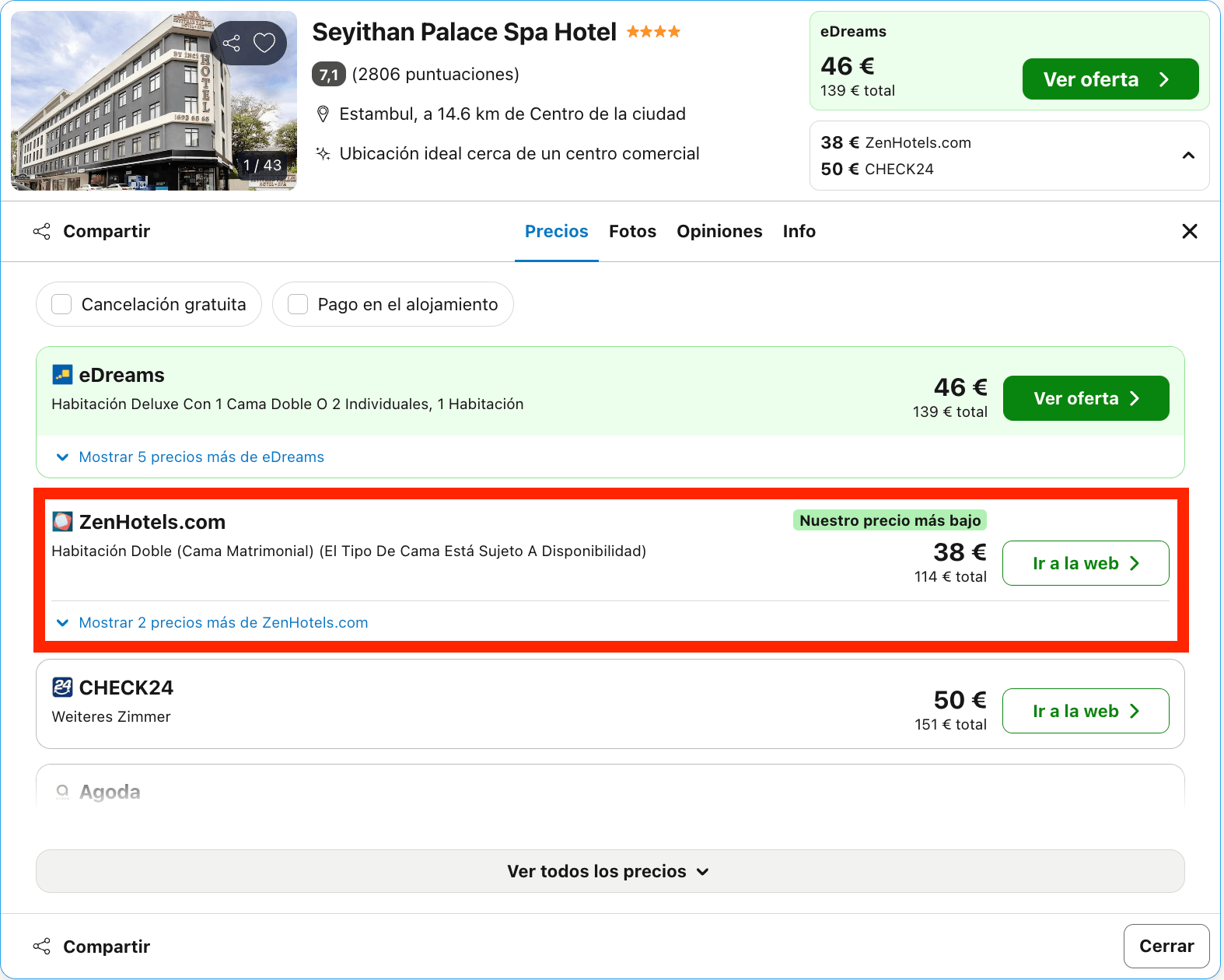 Fin de semana en Estambul: hotel 4* con spa desde 19€ p.p./noche