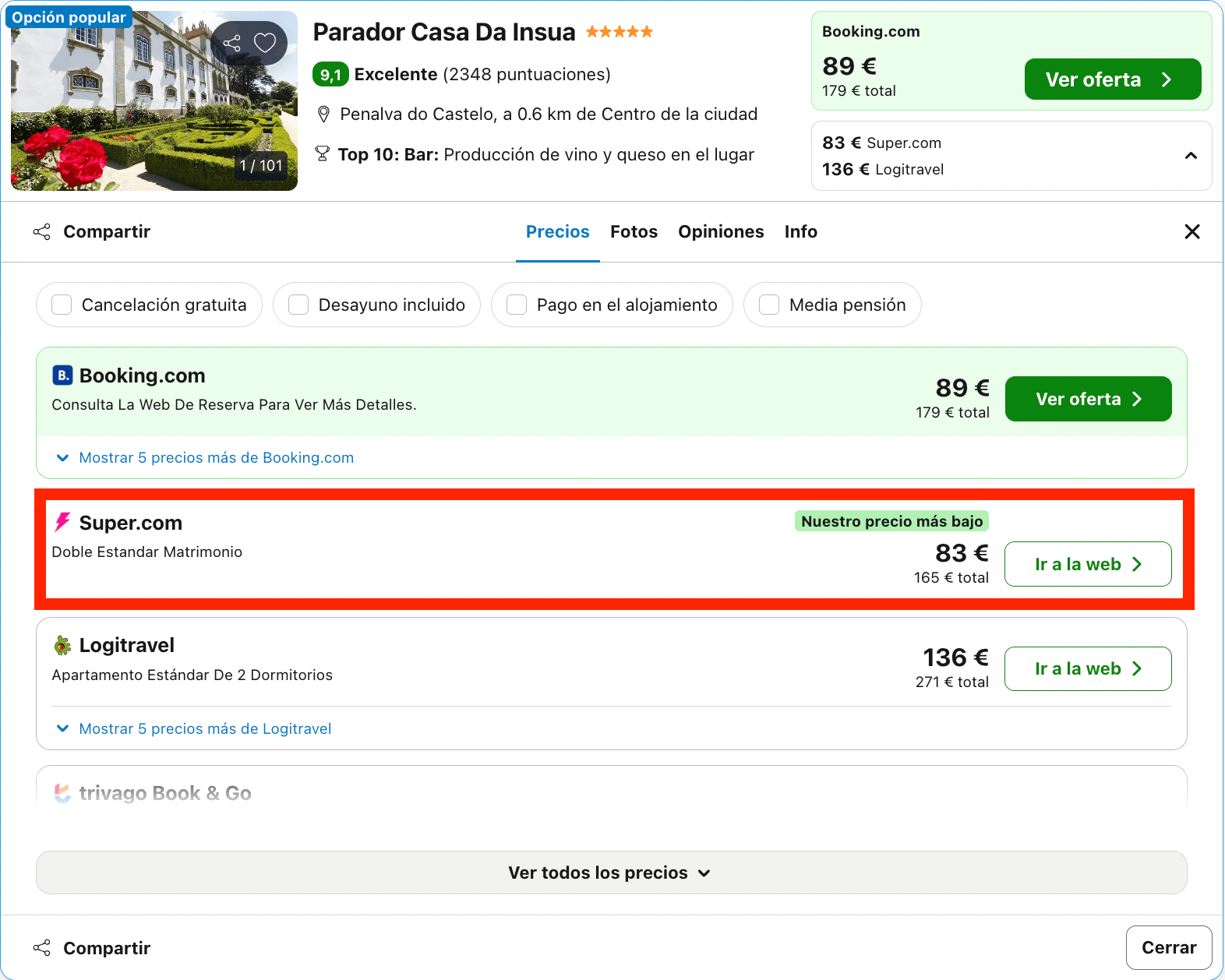 Parador en una antigua casa señorial del sigo XVIII desde 41€