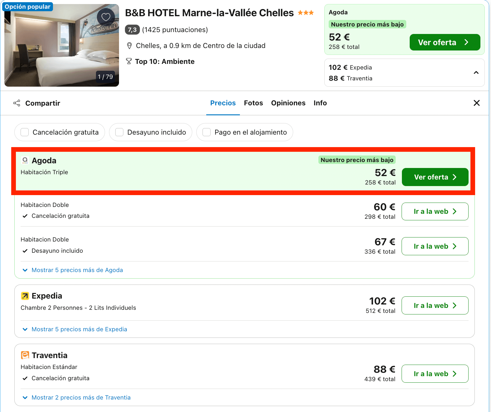 Vuelos a París + 5 noches por 163€