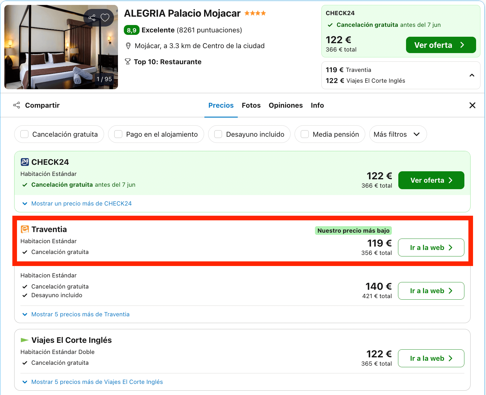 Hotel 4* en Mojácar que es un oasis solo para adultos a partir de 59€ p.p./noche