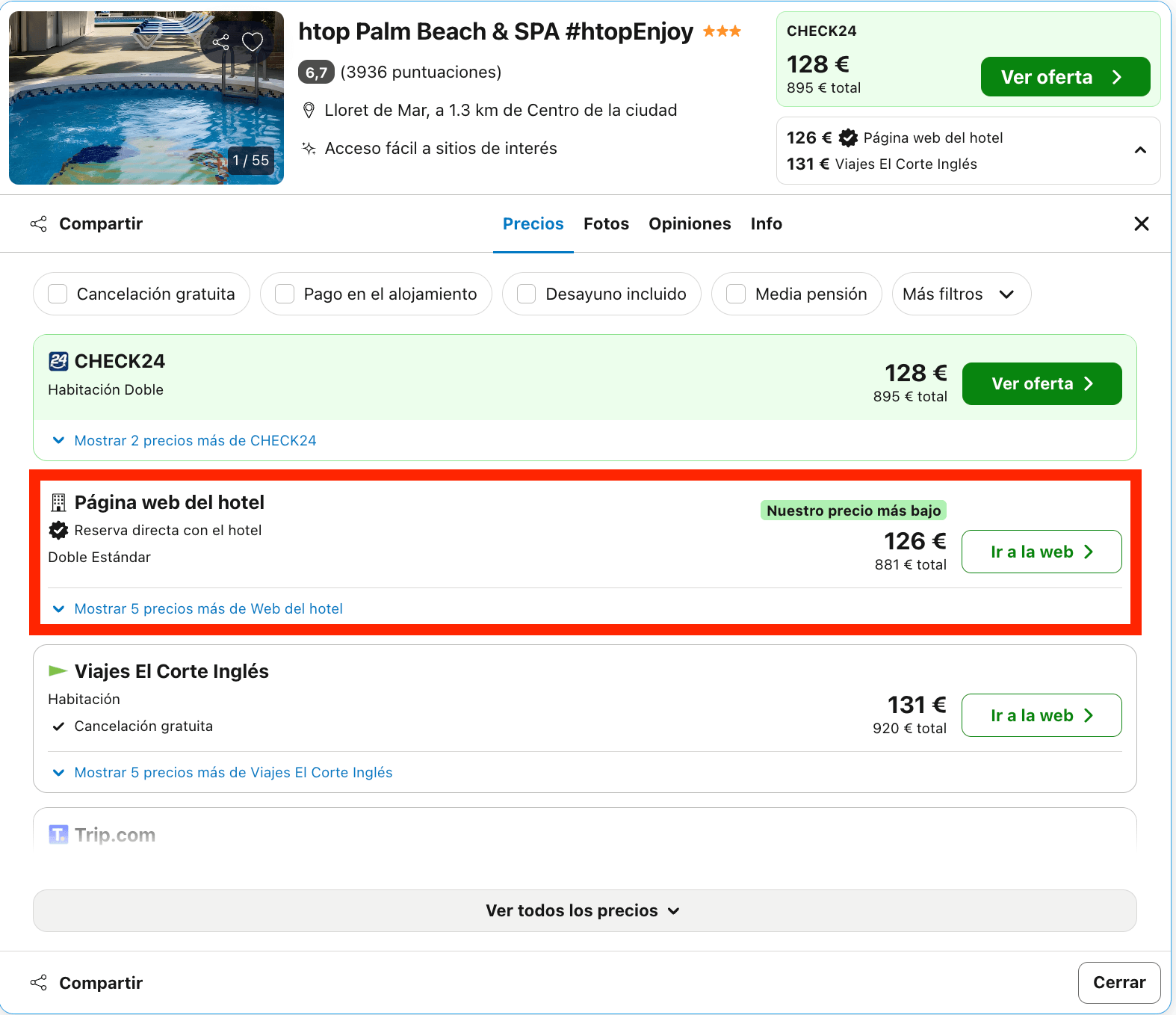 Vacaciones en la Costa Brava: 7 noches en un hotel con todas las comidas incluidas a partir de 440€/persona