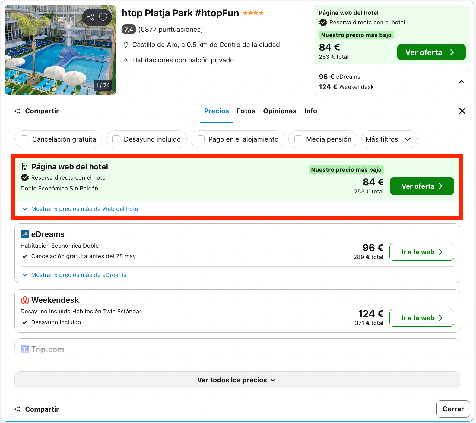 Hotel 4* en la Costa Brava ideal para viajar en familia desde 42€ p.p./noche