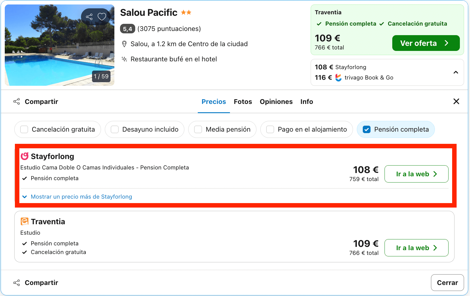 7 noches en un hotel de Salou con todas las comidas incluidas desde 379€ p.p
