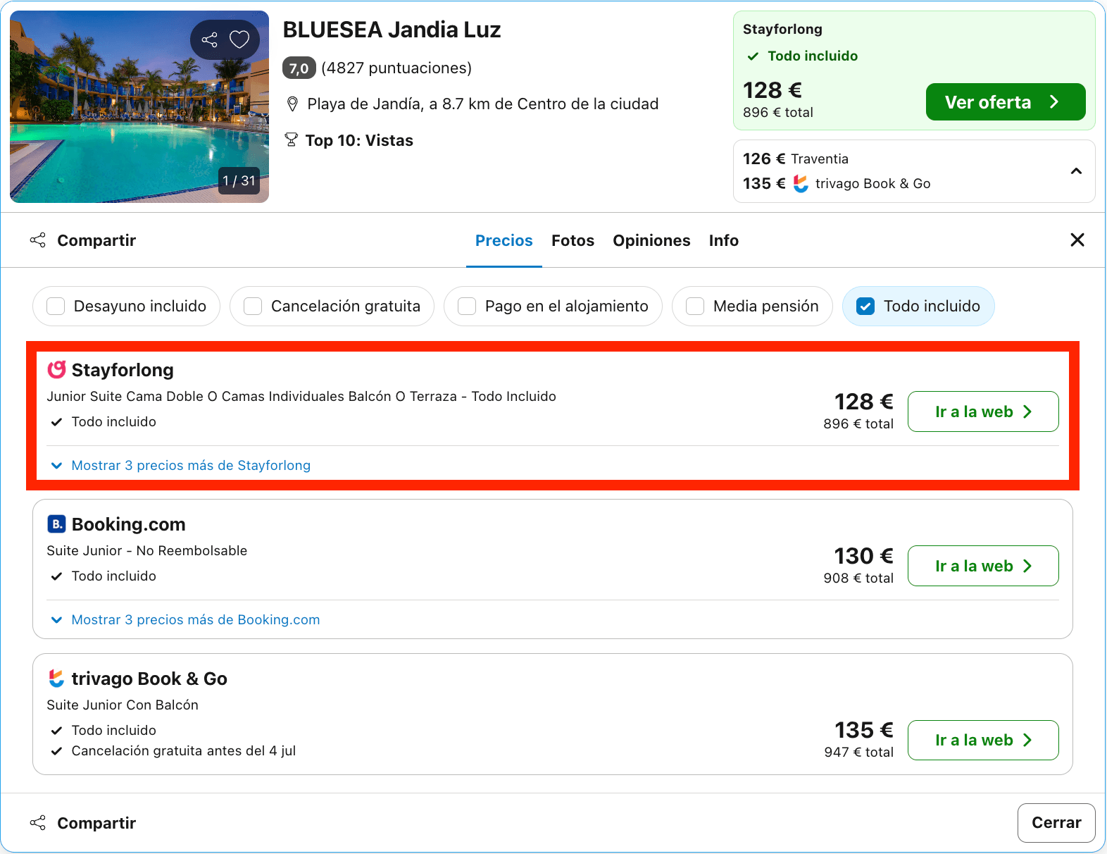 Vacaciones en la paradisíaca Playa de Jandía: 7 noches en hotel con todo incluidodesde 448€ p.p.