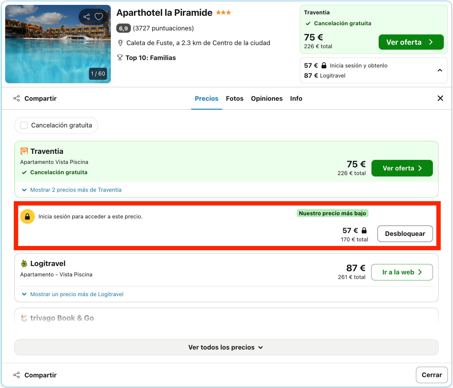 Vuelos a Fuerteventura + 3 noches en un acogedor aparthotel desde 168€ p.p.