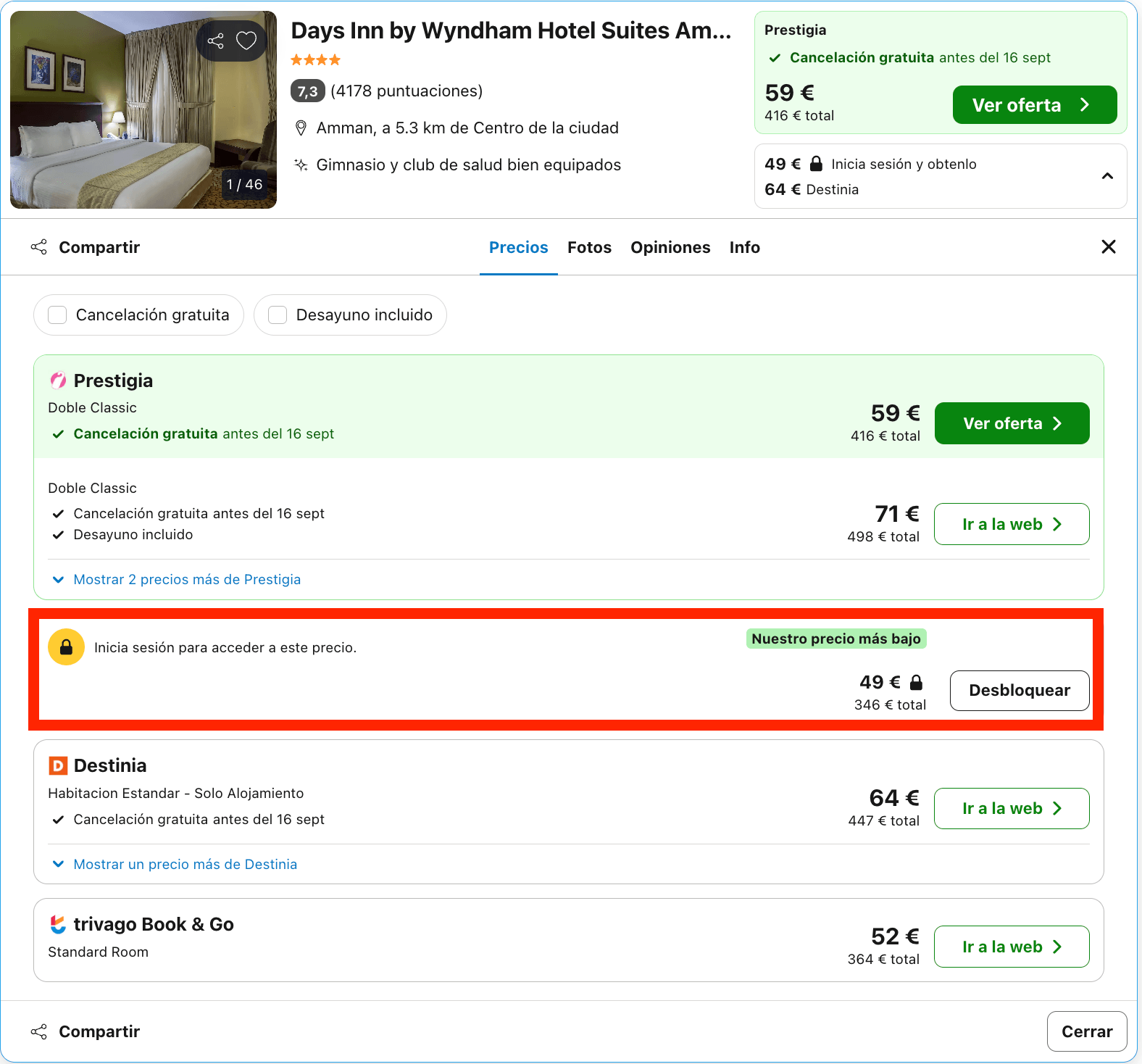 Jordania: vuelos directos + 7 noches en un hotel 4* desde 293€ p.p.