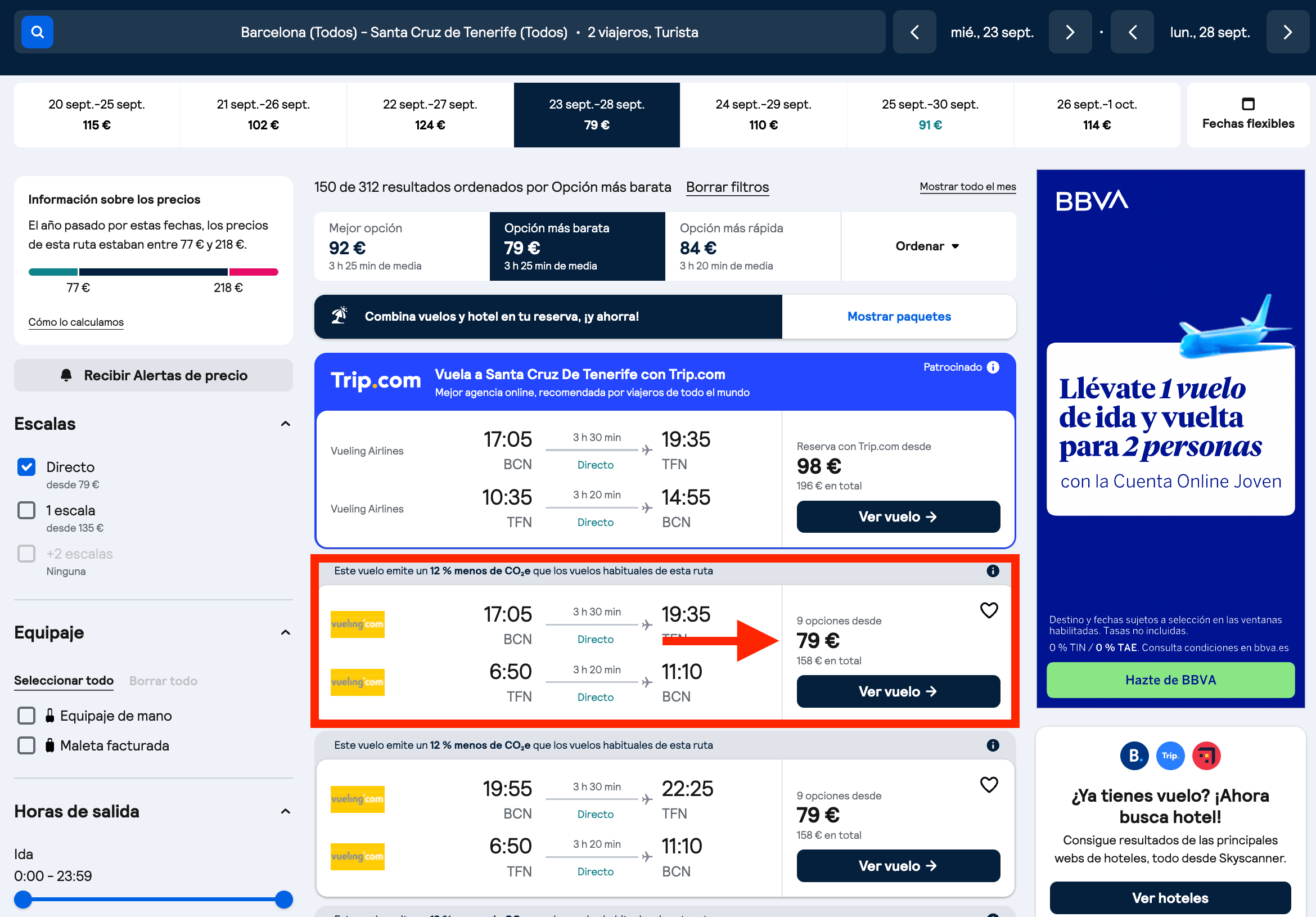 Vuelos a Tenerife + 5 noches en un hotel con desayuno y cena desde 162€ p.p.
