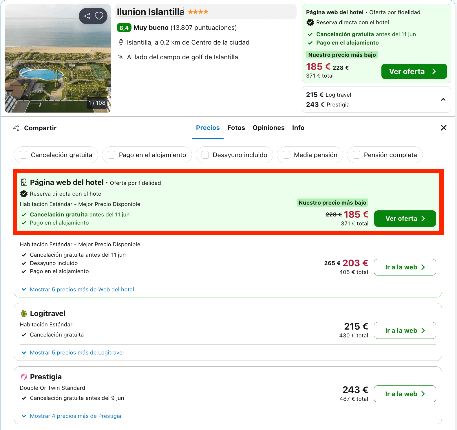 Escapada de última hora: magnífico resort 4* a pie de playa en Islantilla desde 92€ p.p./noche