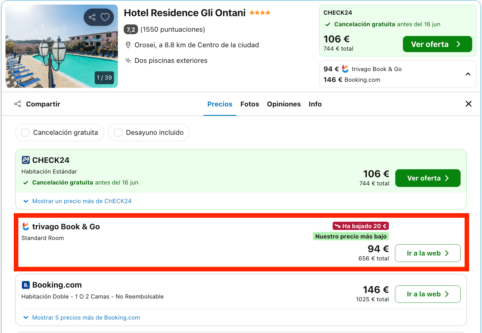 Vuelos a Cerdeña + 7 noches en un hotel 4* desde 359€ p.p.