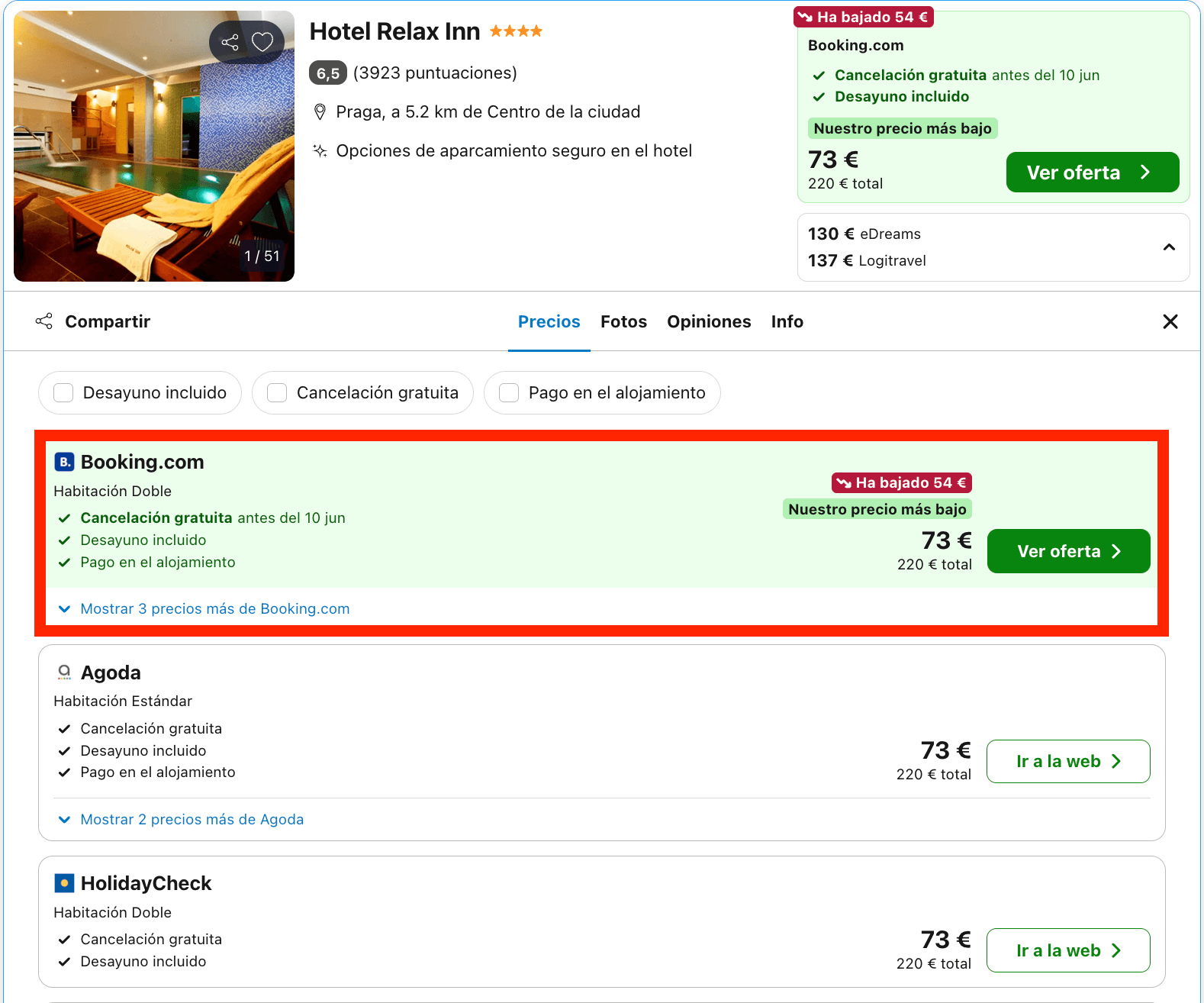 Escapada a Praga: hotel 4* desde 36€ p.p./noche