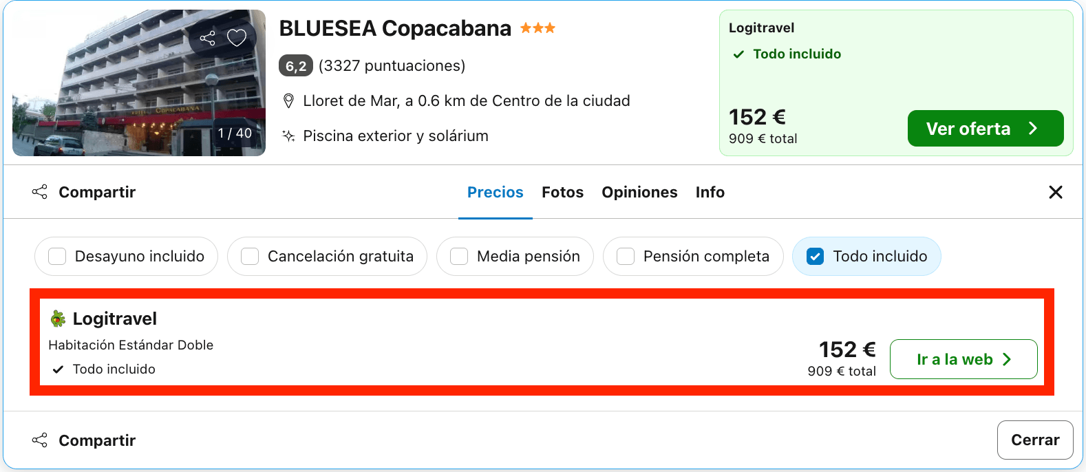 Todo incluido en la Costa Brava: acogedor hotel desde 76€ p.p./noche