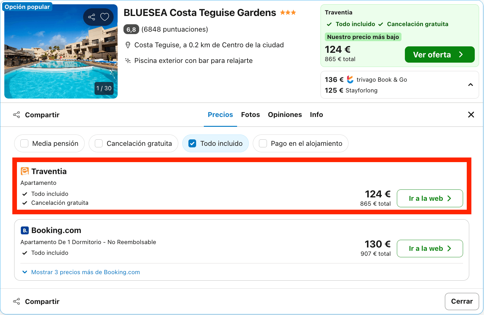 Vacaciones en Lanzarote: 7 noches en un aparthotel con todo incluido desde 432€ p.p.