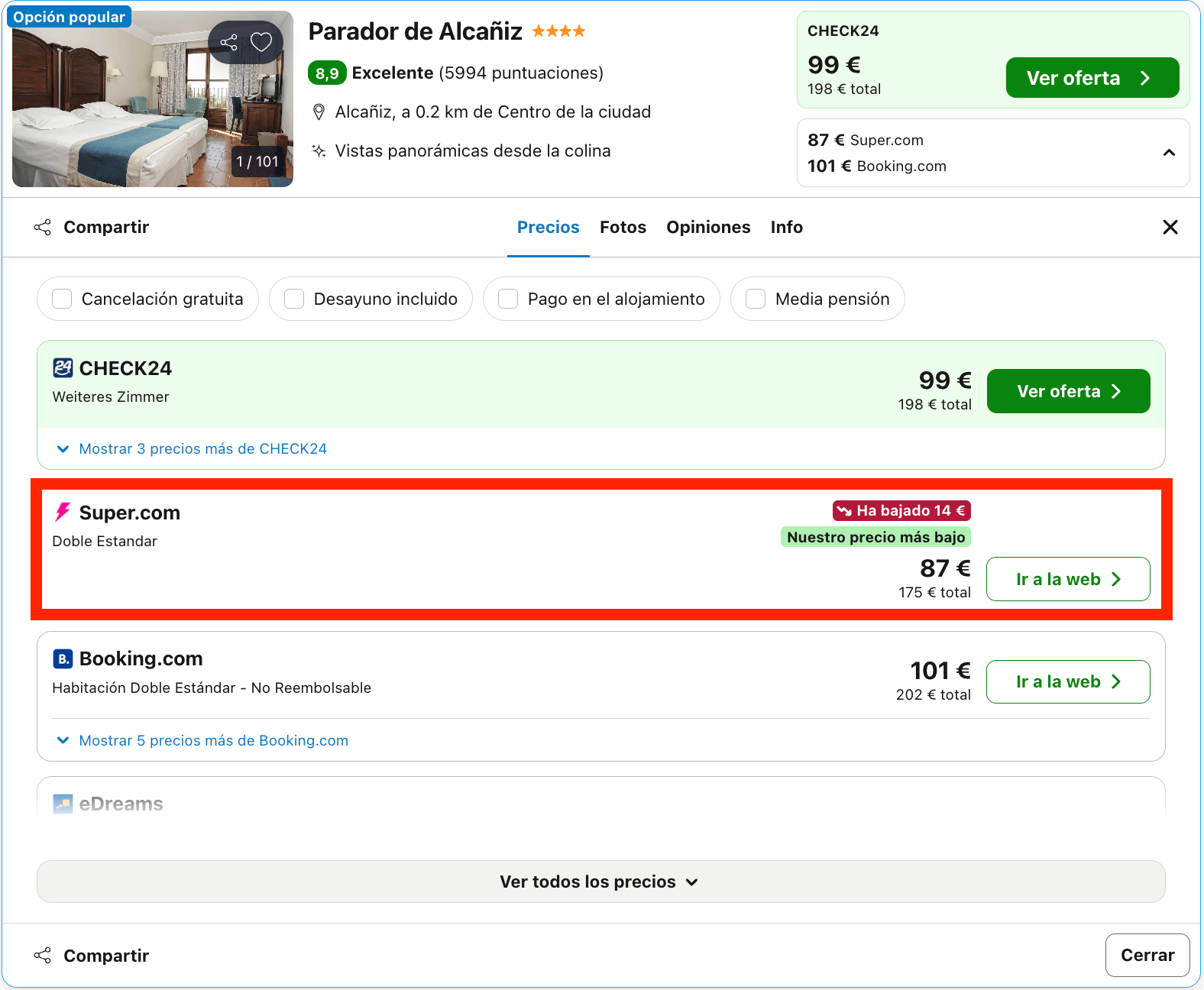 Parador ocupando un castillo-convento del siglo XII donde soñarás despierto desde 43€ p.p./noche