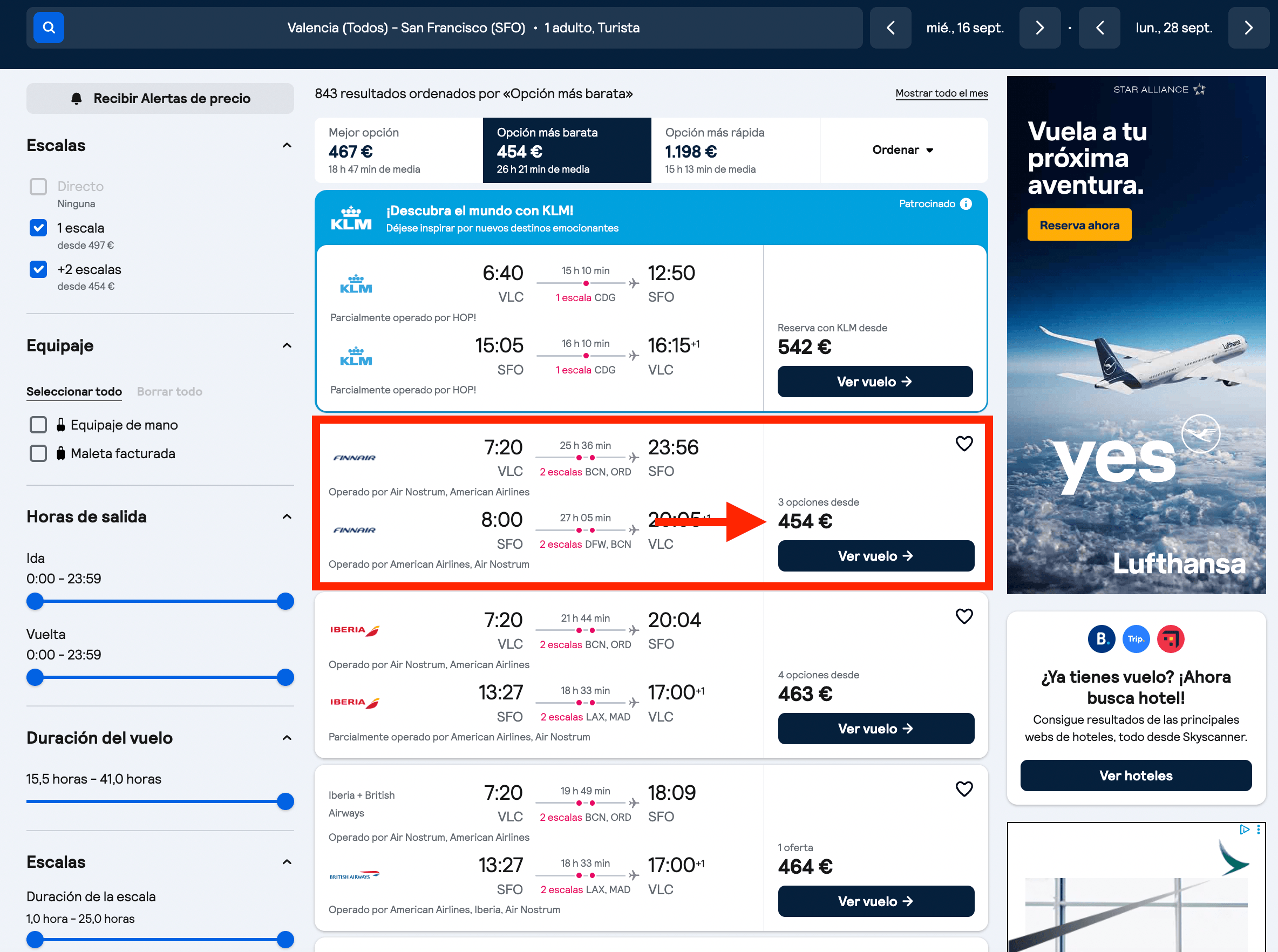Vuelos a San Francisco desde 454€ ida y vuelta