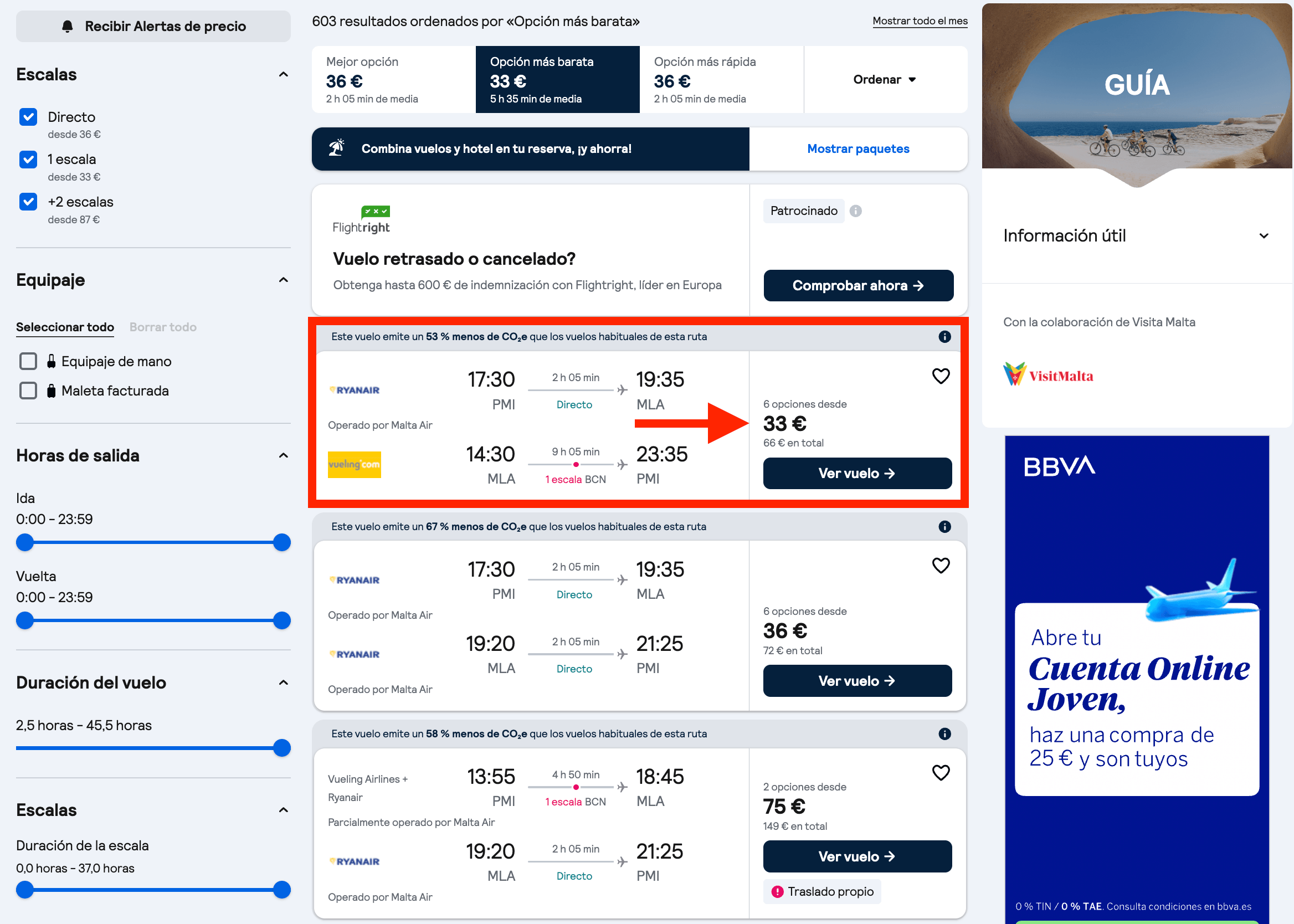 Vuelos a Malta por 16€ trayecto (33€ ida y vuelta)