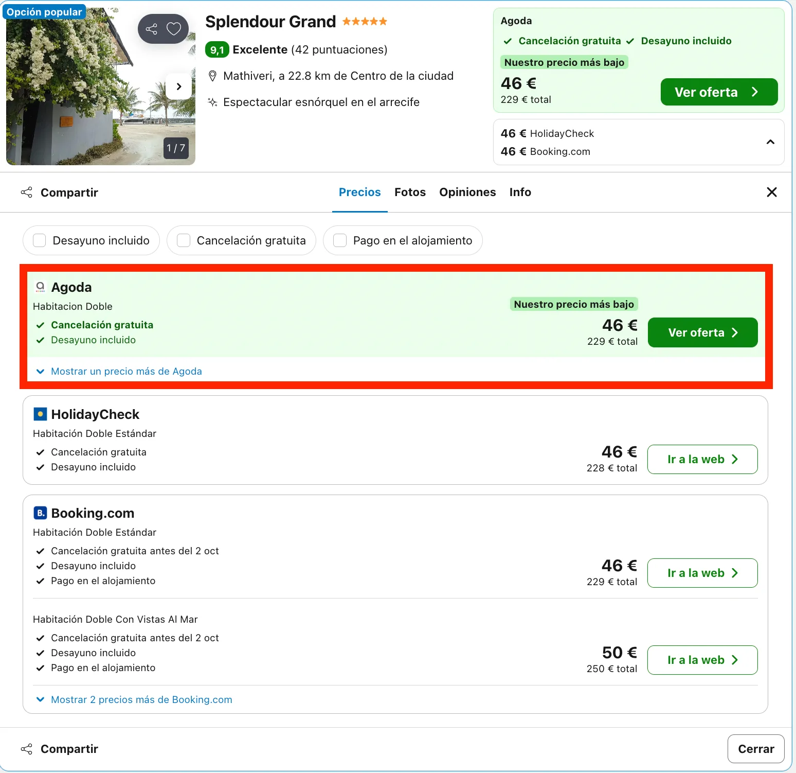 Vacaciones de lujo en Maldivas: vuelos + 5 noches en un hotel 5* por 727€ p.p.