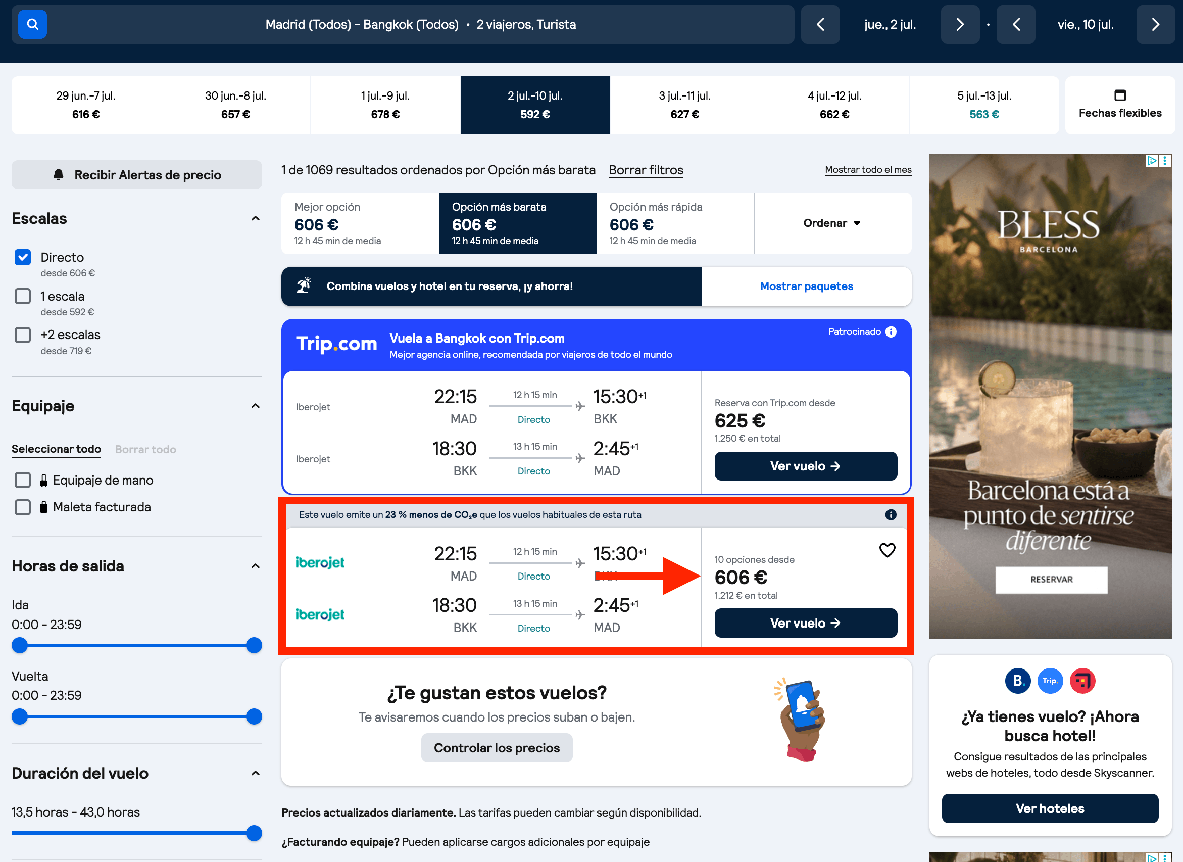 Verano en Tailandia: vuelos directos a Bangkok desde 606€ ida y vuelta