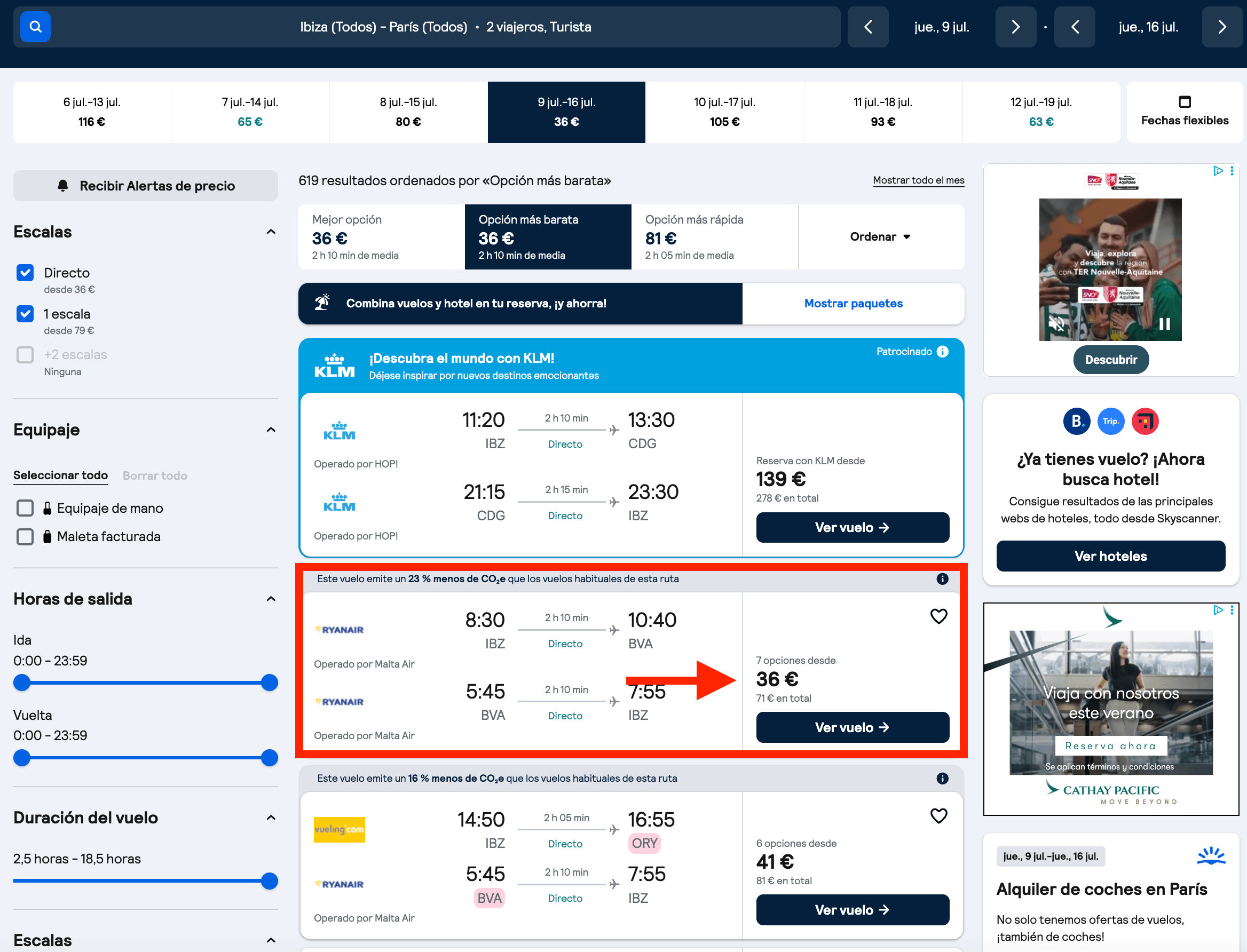 París: vuelos + 7 noches desde 400€ p.p.