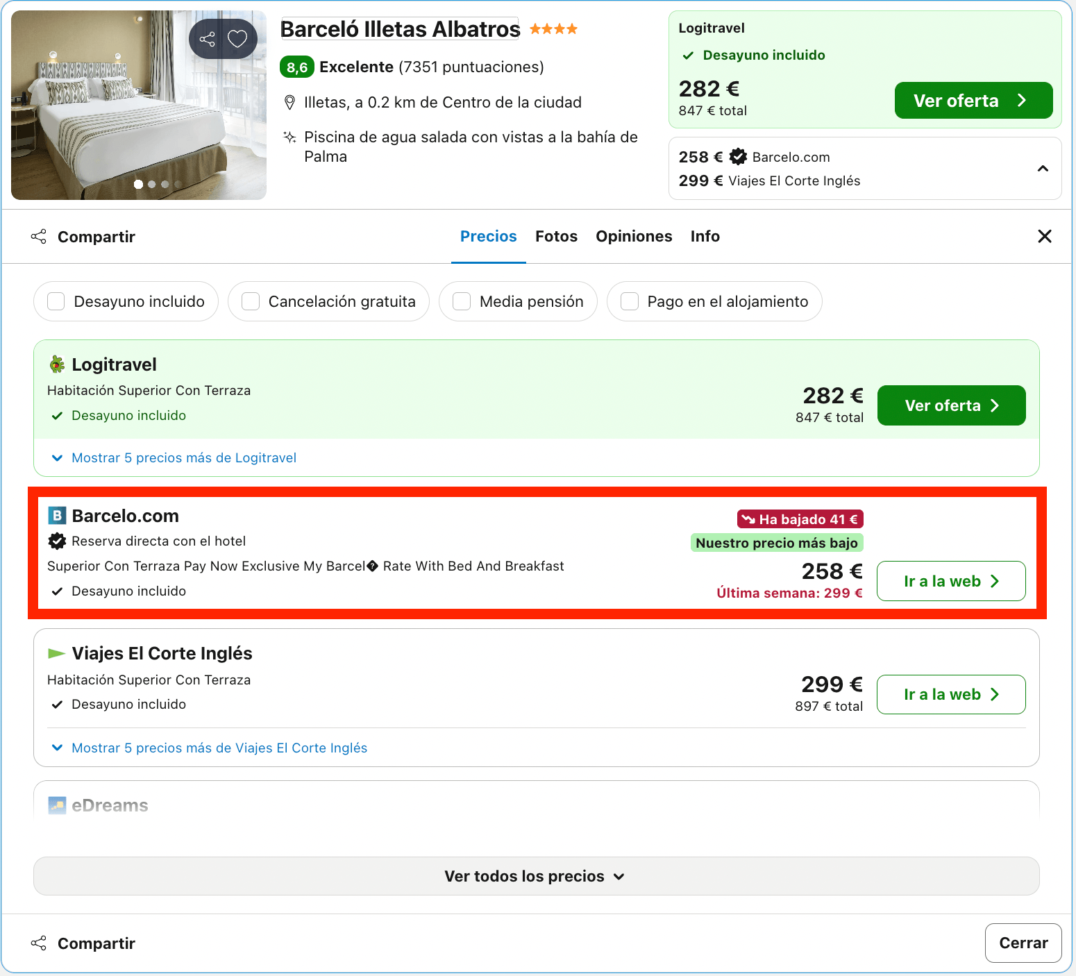 Exclusivo hotel Barceló 4* solo para adultos con playa privada en Mallorca desde 129€ p.p./noche