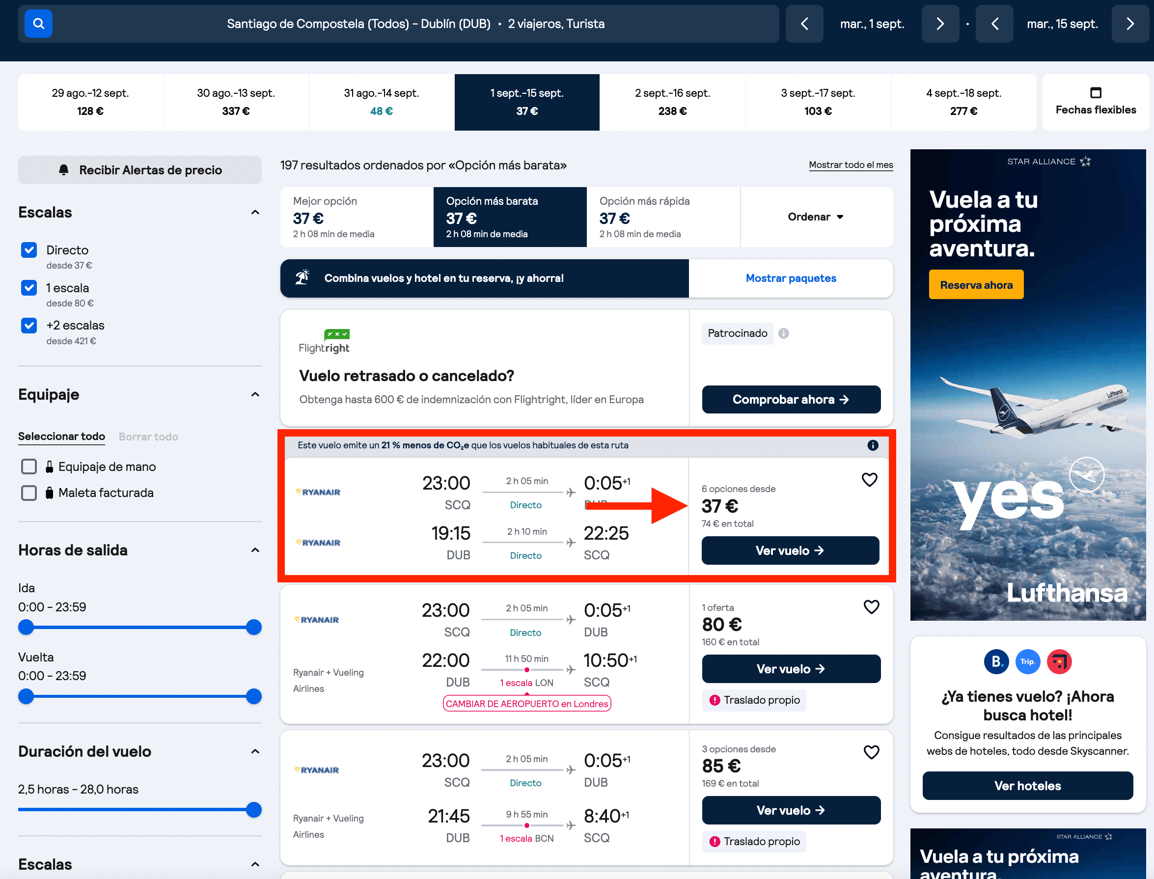 Vuelos a Dublín desde 37€ ida y vuelta