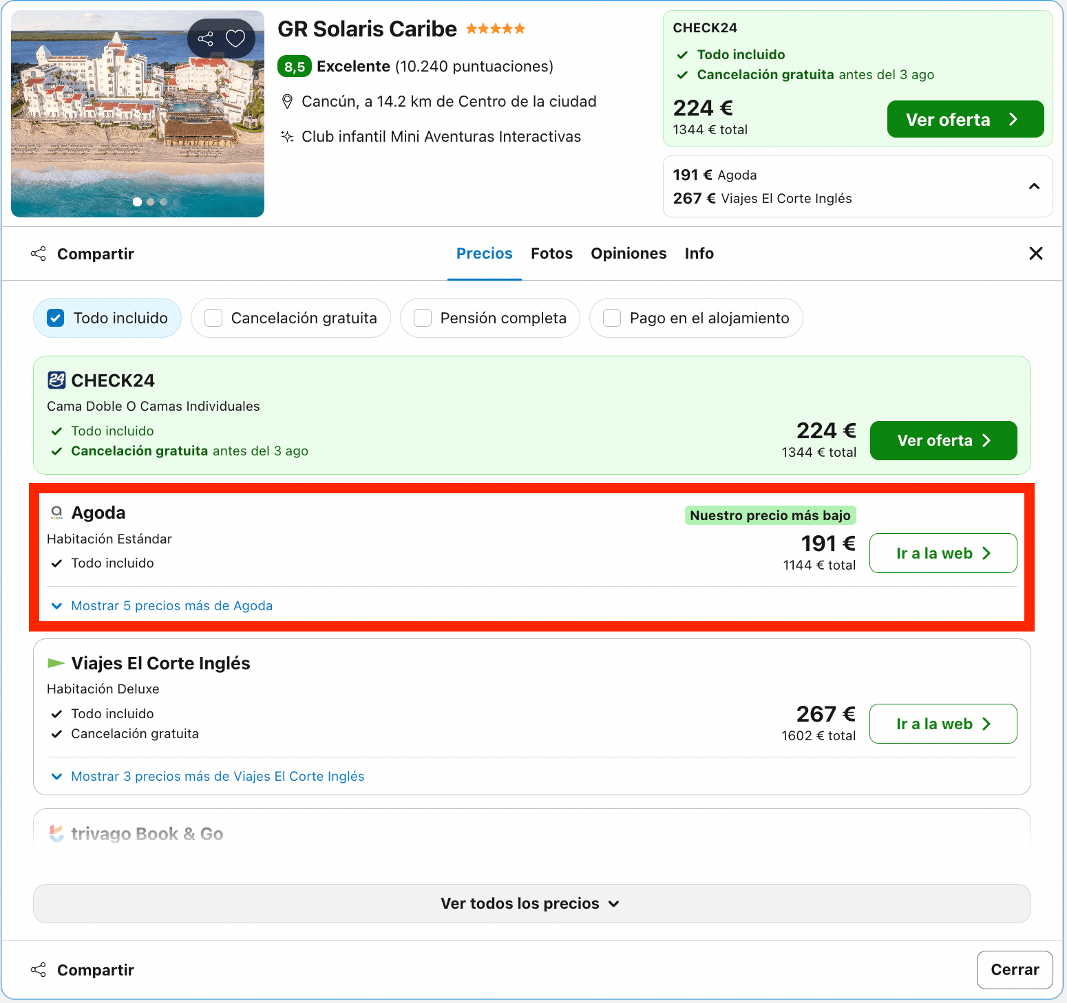 Agosto de lujo en Cancún: 10 días en un resort 5* con todo incluido desde 95€ p.p./noche